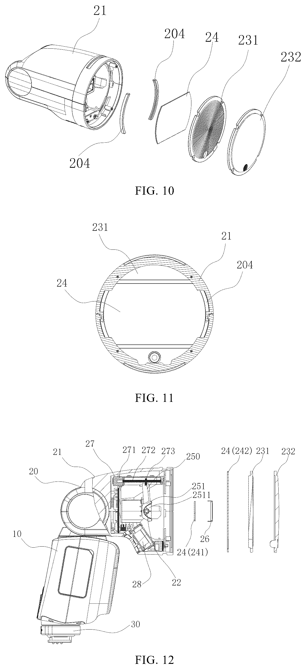 Patent US12613393 Figure 4 – Lamp for photography and video