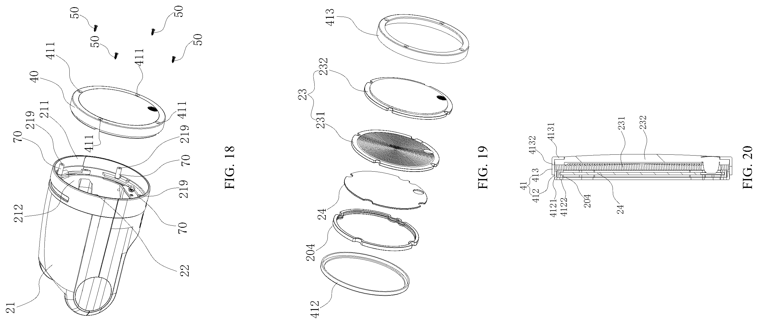 Patent US12613393 Figure 7 – Lamp for photography and video