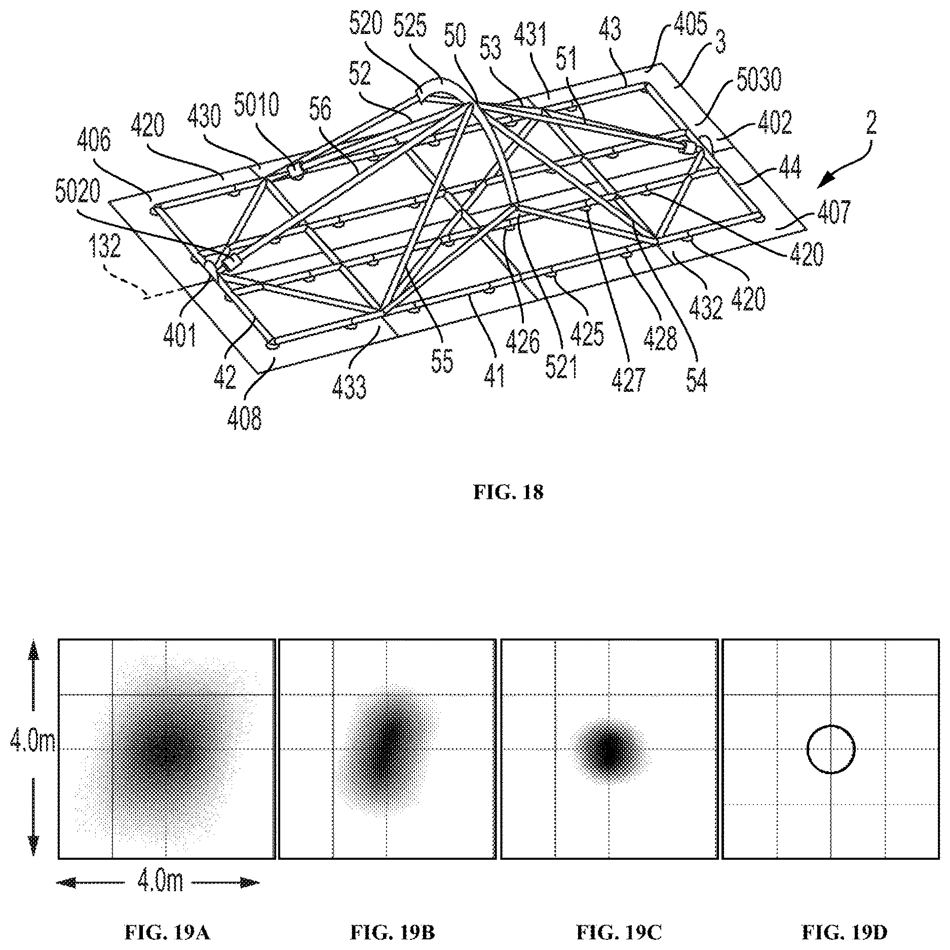 Patent US12613394 Figure 13 – Actively focused lightweight heliostat