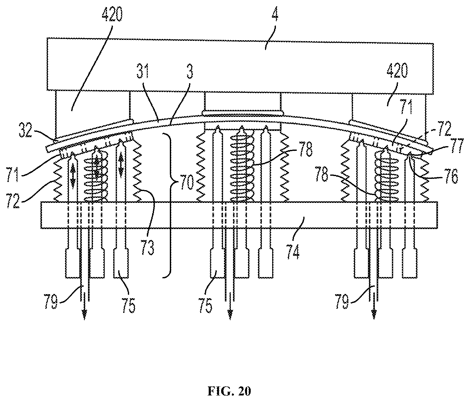 Patent US12613394 Figure 14 – Actively focused lightweight heliostat