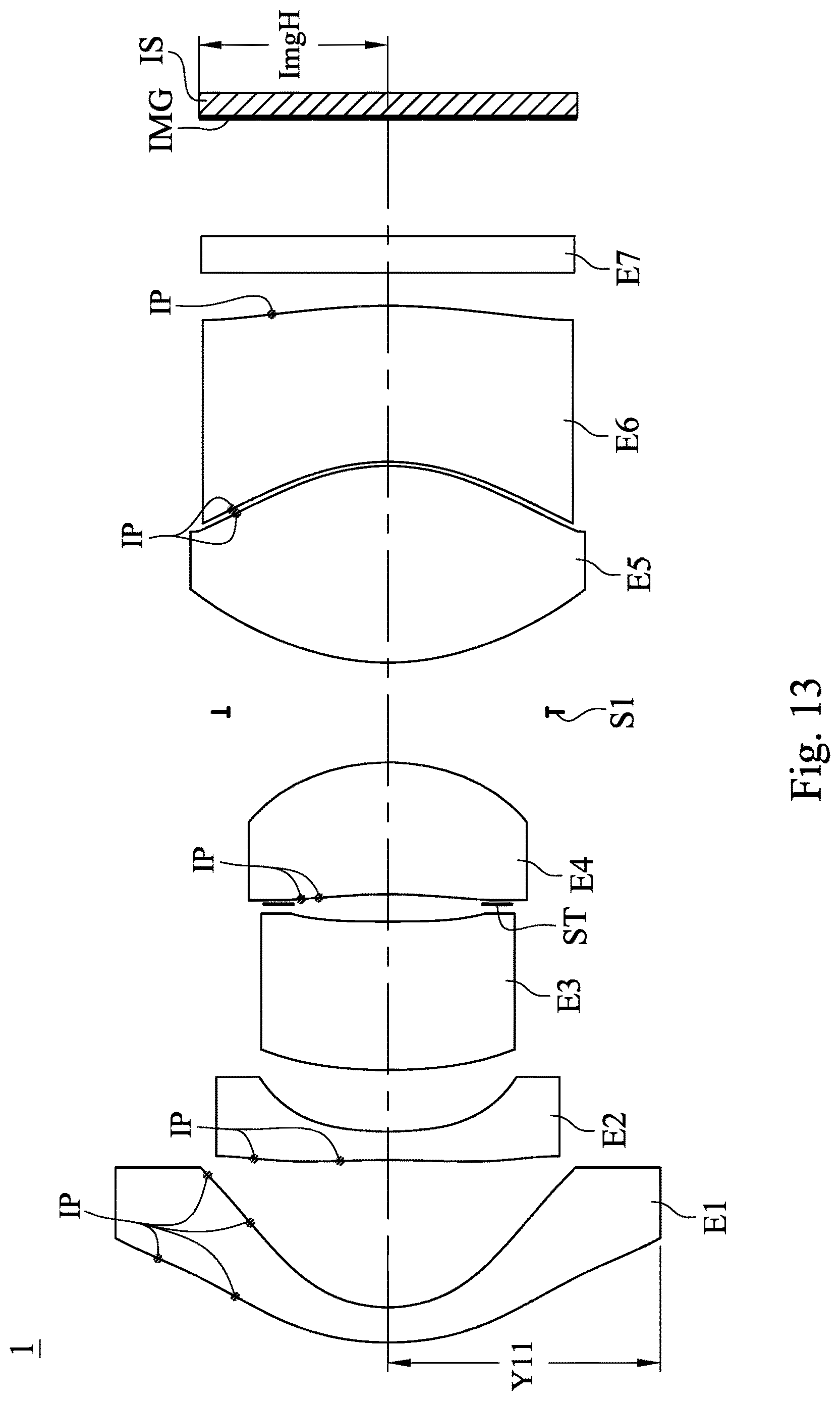 Patent US12613395 Figure 13 – Image lens assembly and image apparatus
