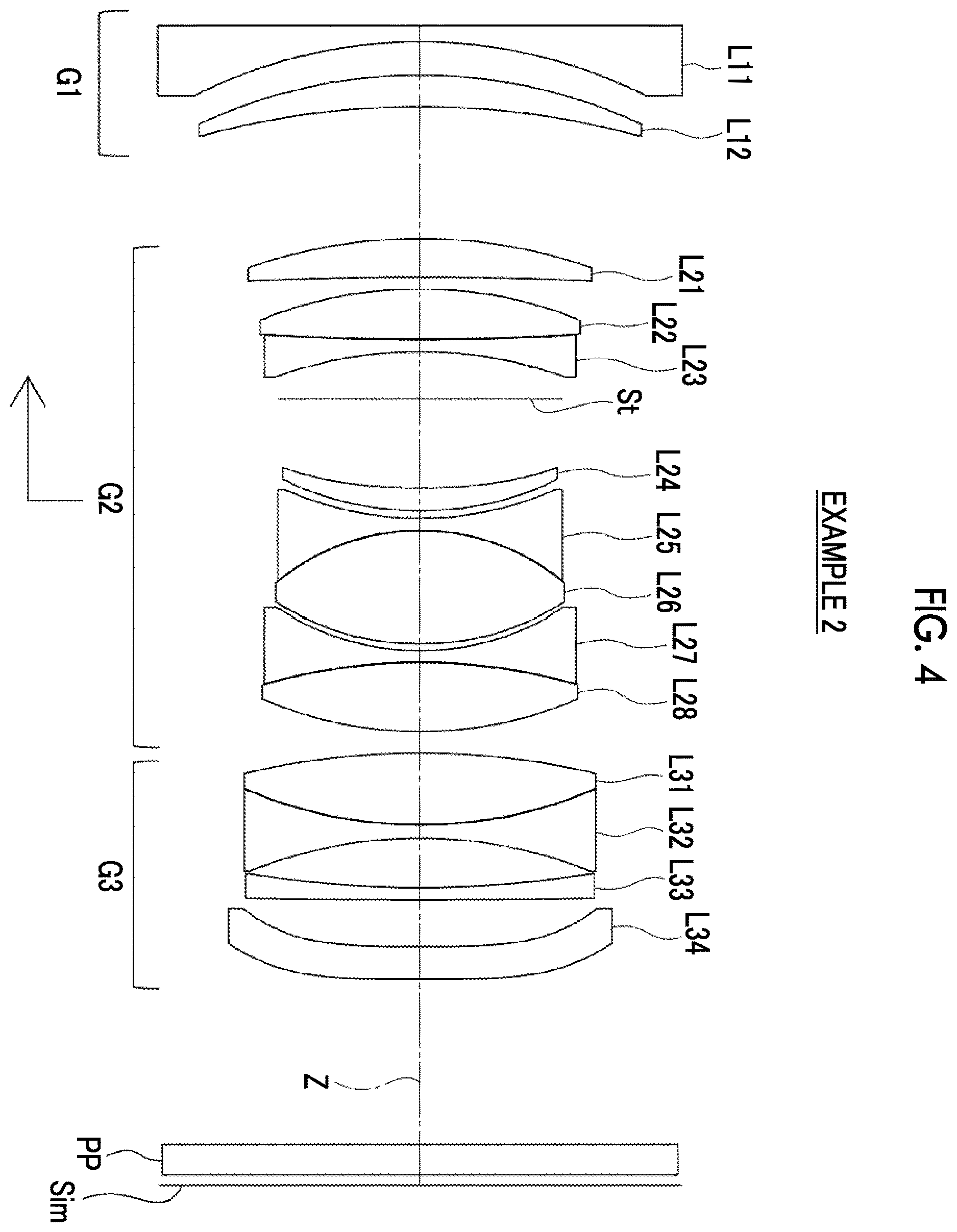 Patent US12613397 Figure 4 – Imaging lens and imaging apparatus