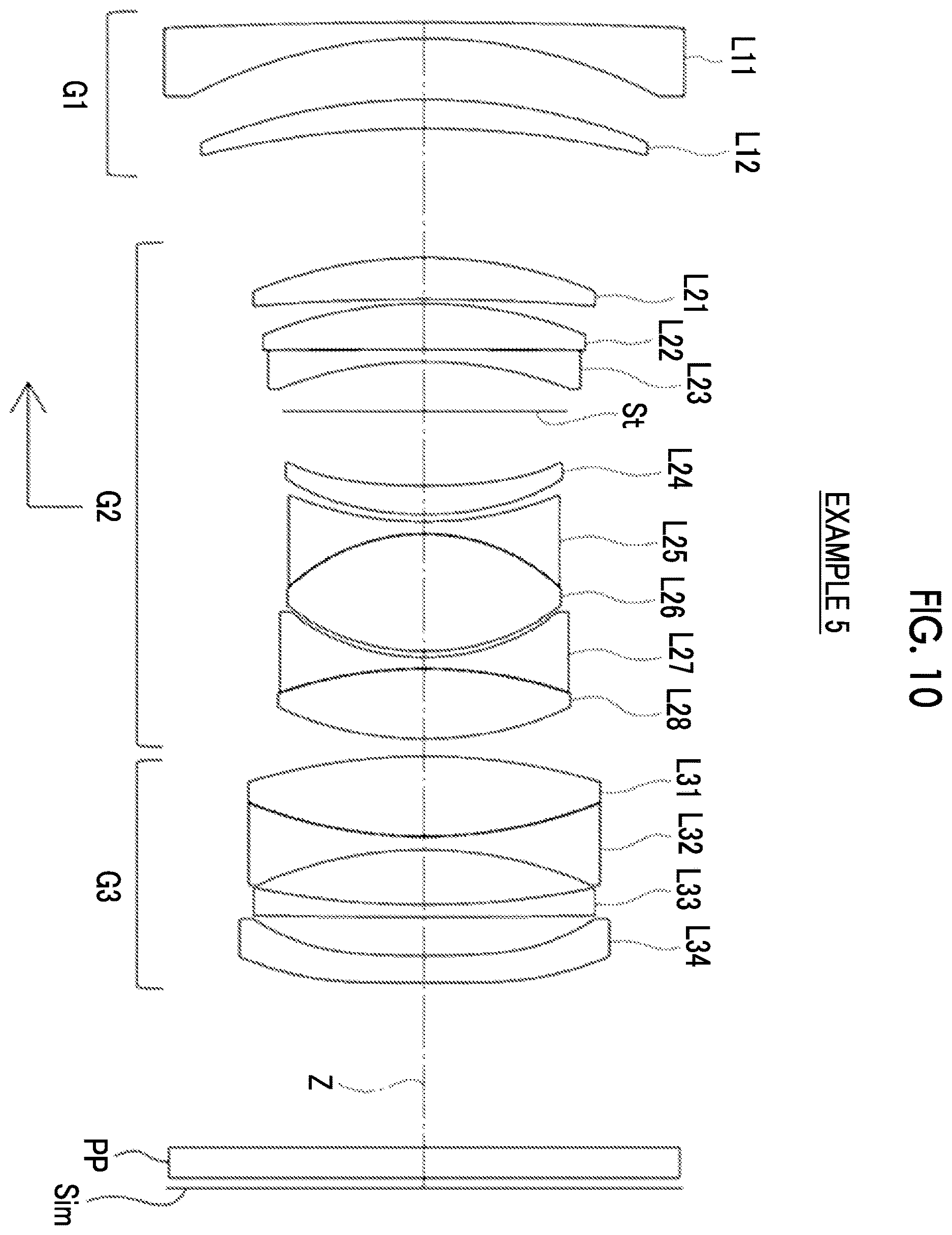 Patent US12613397 Figure 10 – Imaging lens and imaging apparatus