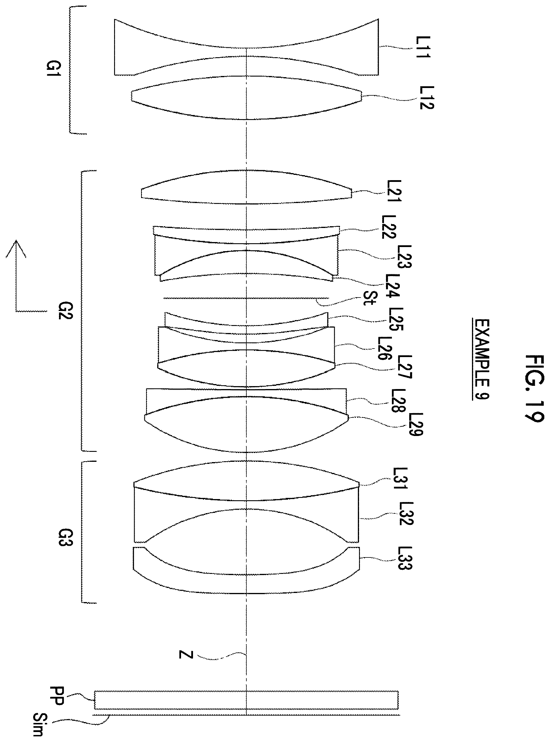 Patent US12613397 Figure 19 – Imaging lens and imaging apparatus