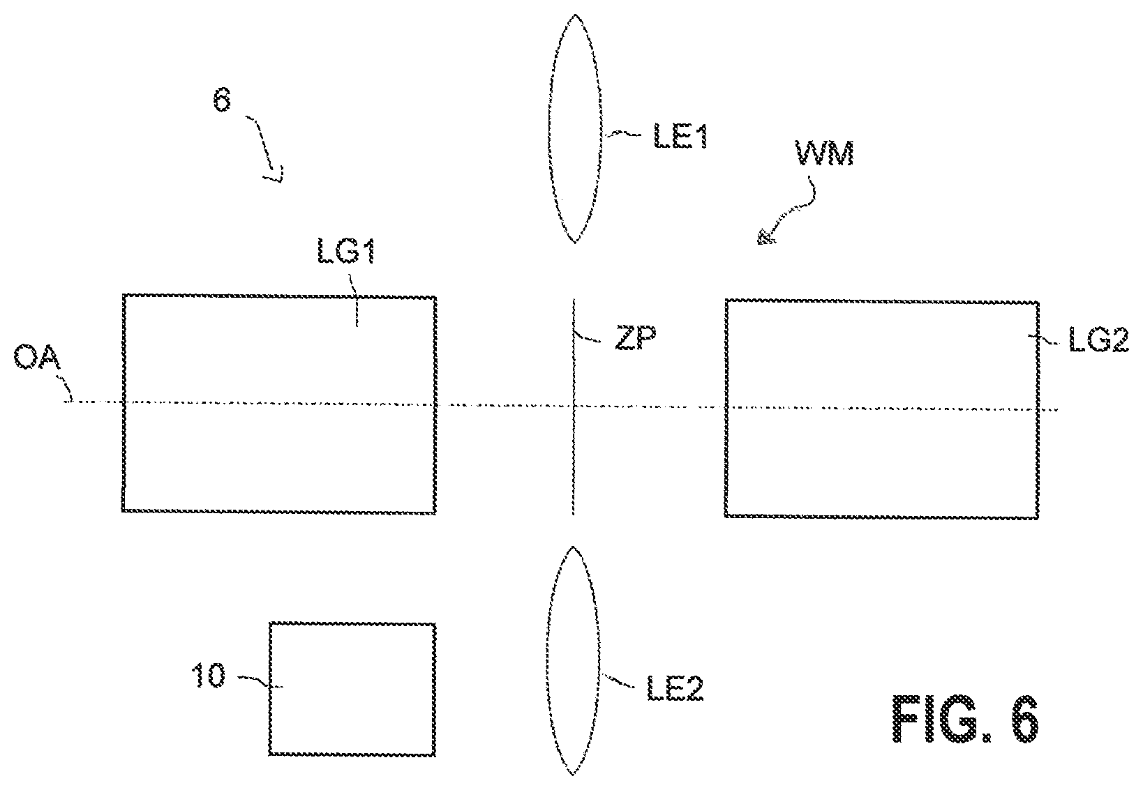 Patent US12613399 Figure 6 – Optical system for reducing disturbing optical effects and for correcting vison defects