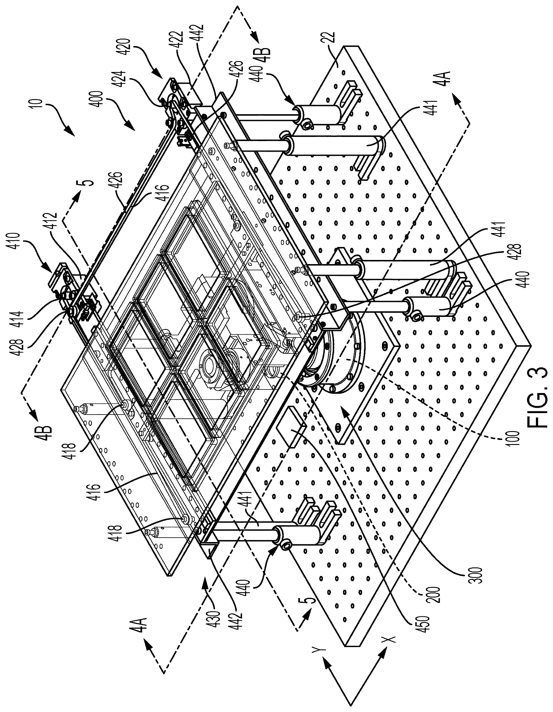Patent US12613400 Figure 4 – Sealed fluorescence microscope with constant beam path