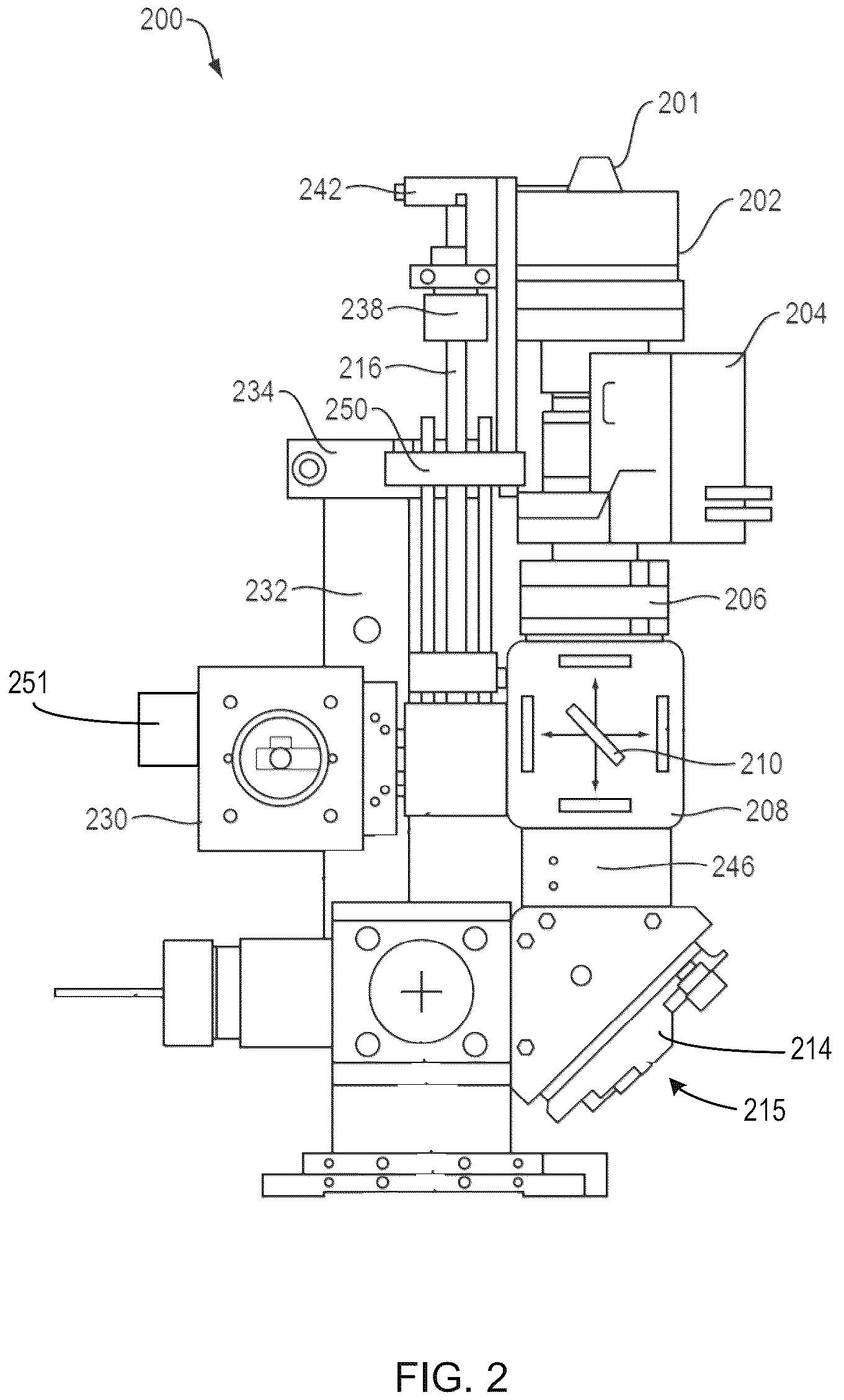 Patent US12613403 Figure 2 – System and methods of dichroic free fluorescence illumination using reflective objective lenses