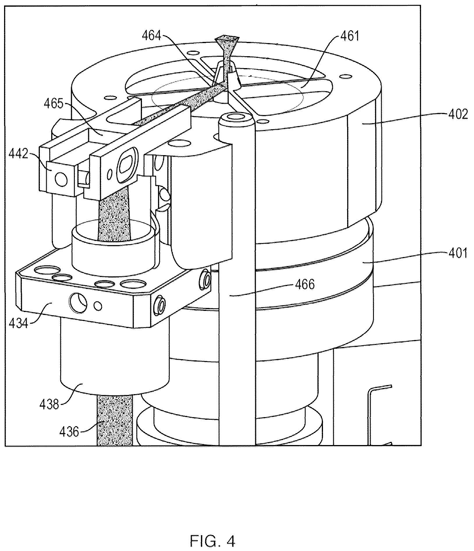 Patent US12613403 Figure 4 – System and methods of dichroic free fluorescence illumination using reflective objective lenses