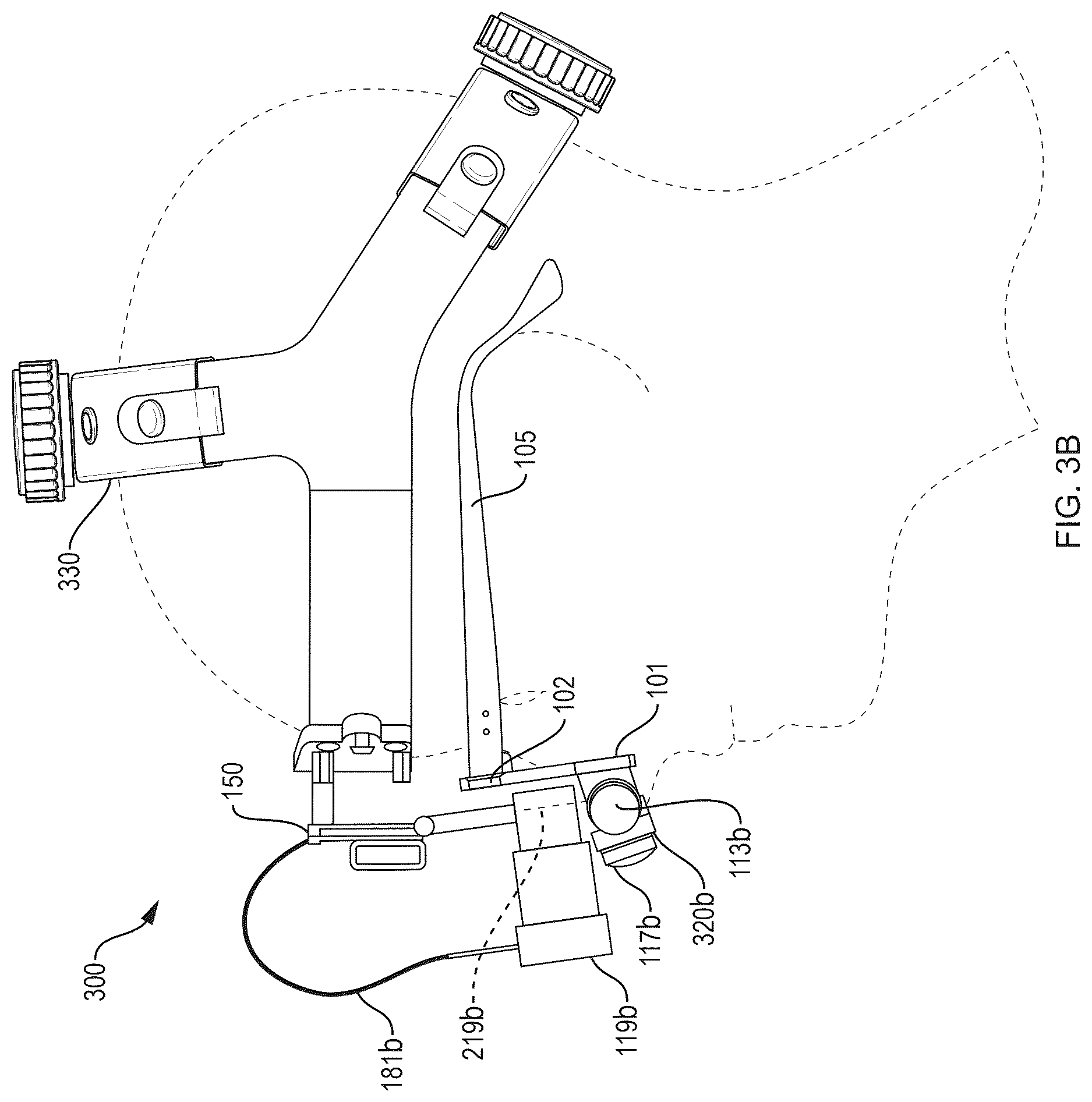 Patent US12613404 Figure 5 – Examination/visualization/collection system with light enhancement