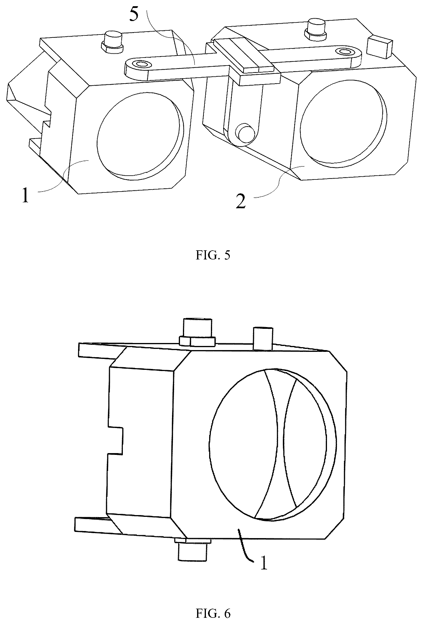 Patent US12613405 Figure 3 – Parallel-driven binocular anti-shake assembly