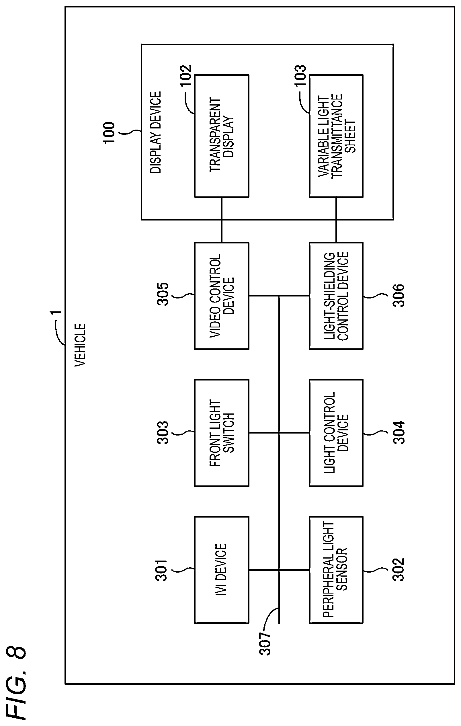 Patent US12613411 Figure 9 – Vehicle control method and display device