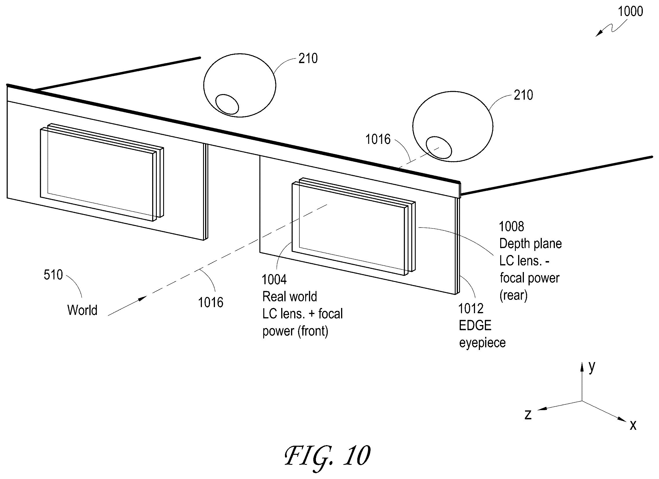 Patent US12613416 Figure 15 – Augmented reality display having liquid crystal variable focus element and roll-to-roll method and apparatus for forming the same