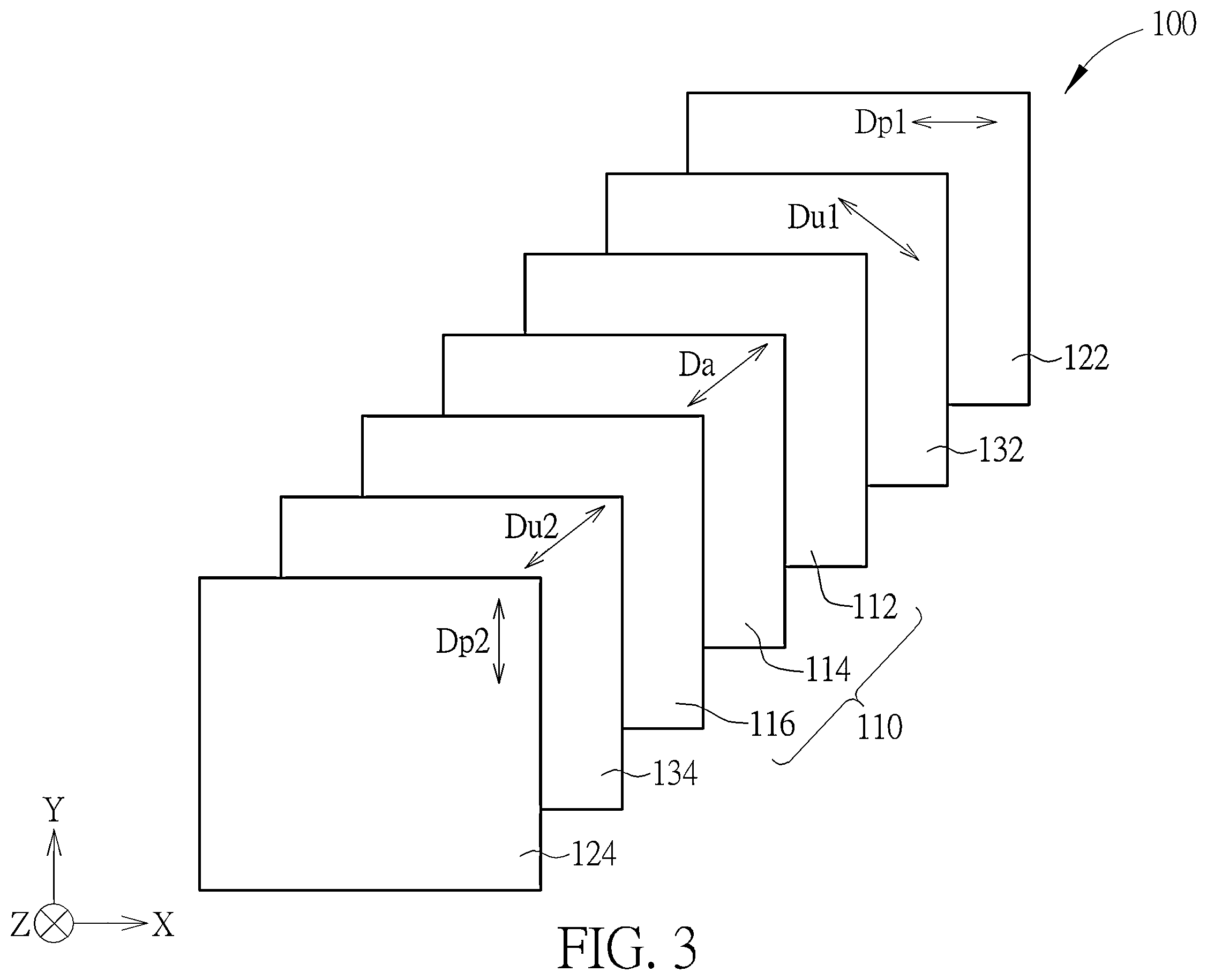 Patent US12613421 Figure 3 – Electronic device and augmented reality electronic device