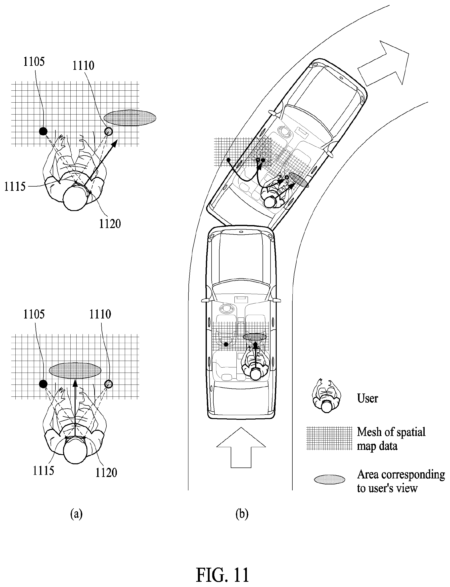 Patent US12613422 Figure 11 – Method for providing augmented reality content in vehicle, and wearable device and electronic device performing the same