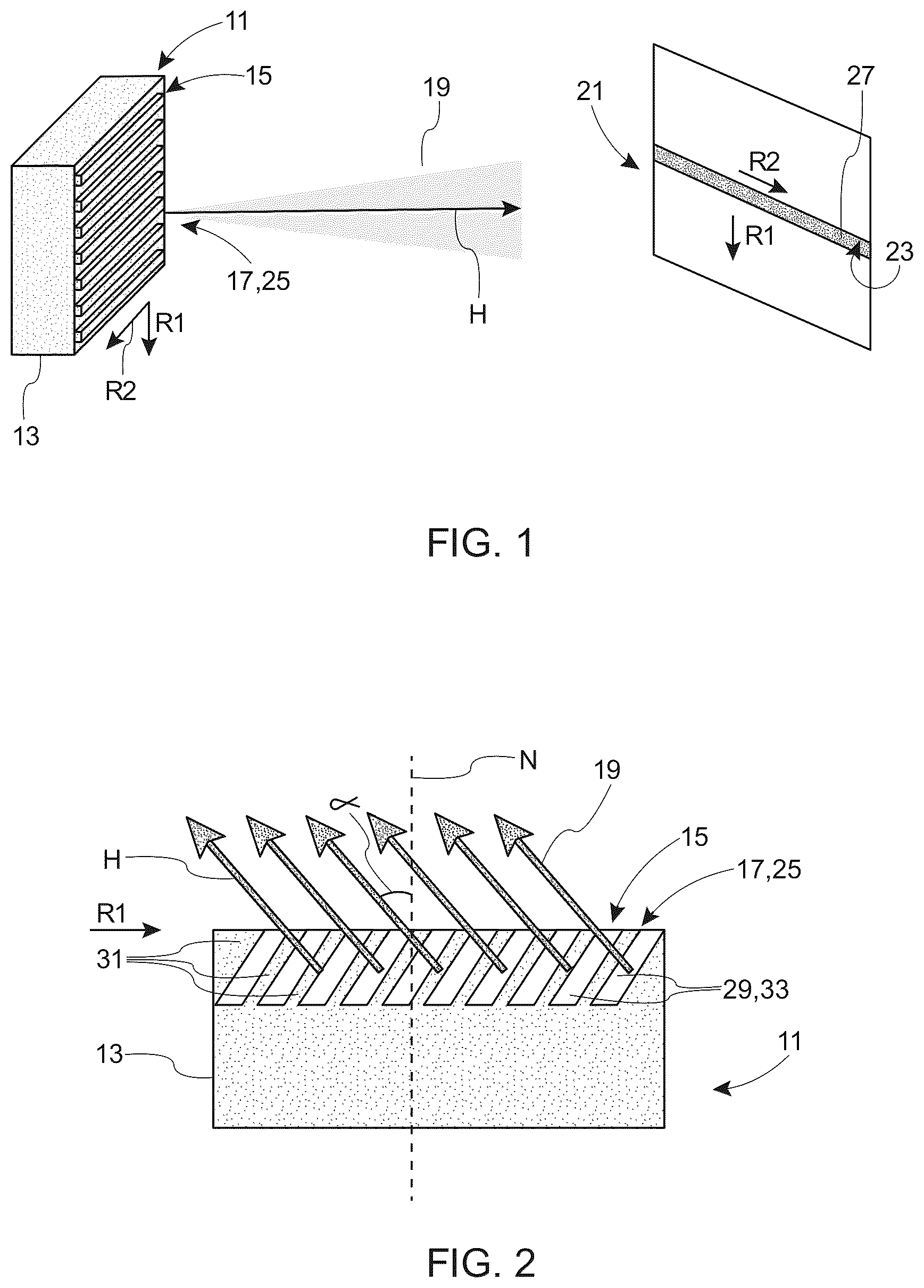 Patent US12613423 Figure 1 – Illumination unit, method for producing an illumination unit, converter element for an optoelectronic component, radiation source including an LED and a converter element, outcoupling structure, and optoelectronic device