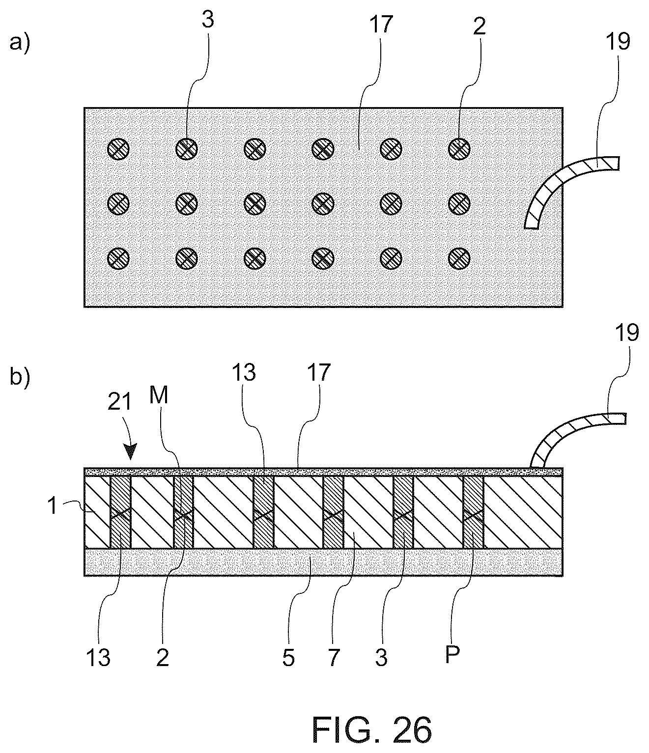 Patent US12613423 Figure 13 – Illumination unit, method for producing an illumination unit, converter element for an optoelectronic component, radiation source including an LED and a converter element, outcoupling structure, and optoelectronic device