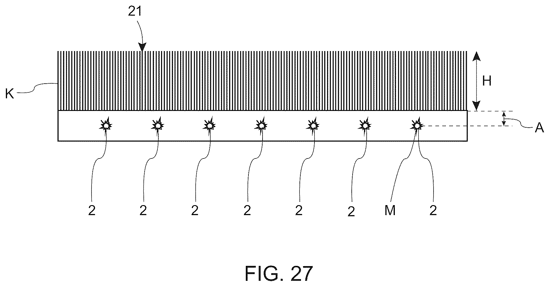 Patent US12613423 Figure 14 – Illumination unit, method for producing an illumination unit, converter element for an optoelectronic component, radiation source including an LED and a converter element, outcoupling structure, and optoelectronic device