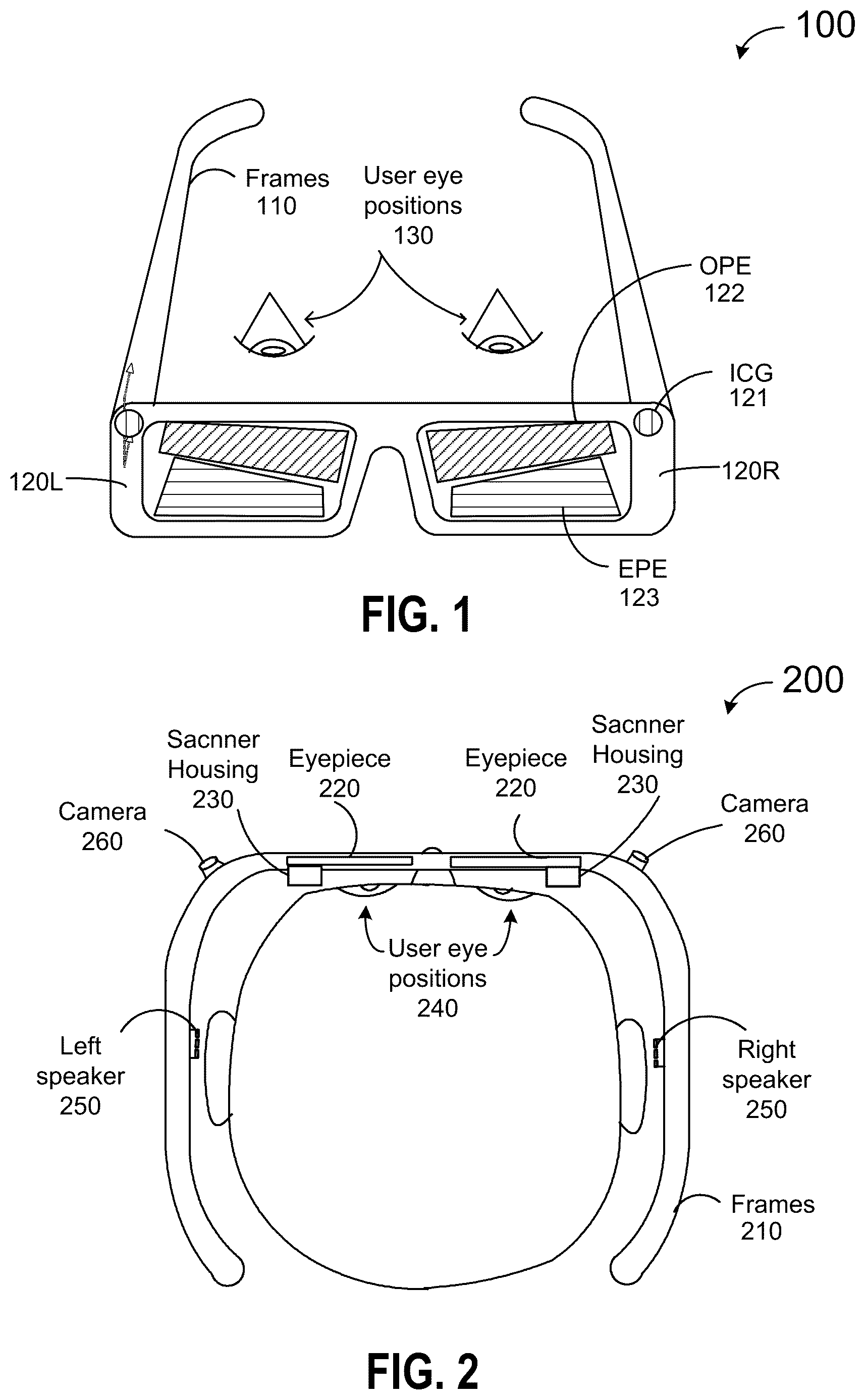 Patent US12613426 Figure 1 – Method and system for projection display with polarization selective reflectors