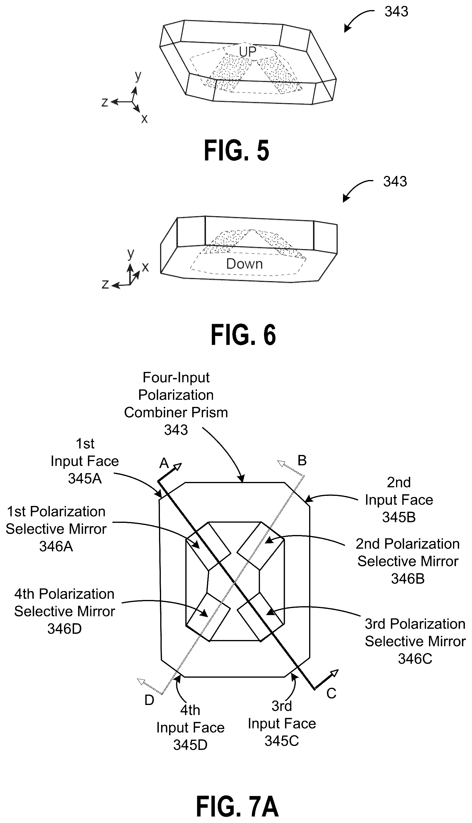 Patent US12613426 Figure 4 – Method and system for projection display with polarization selective reflectors