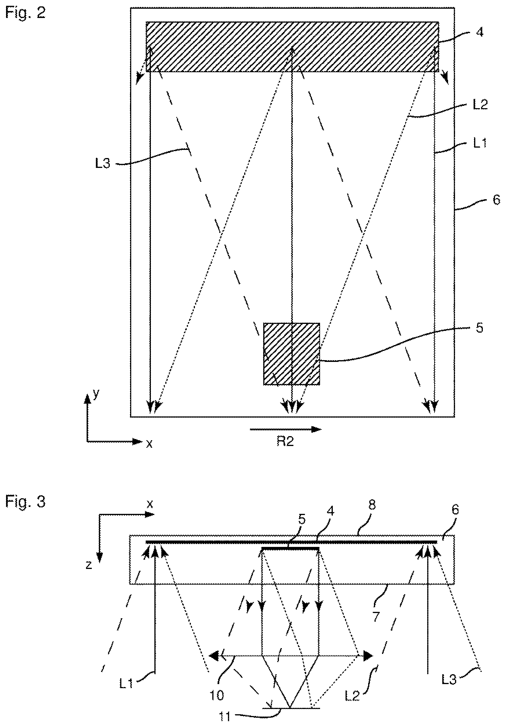 Patent US12613428 Figure 2 – Functionalized waveguide for a detector system and a lighting and/or projection system