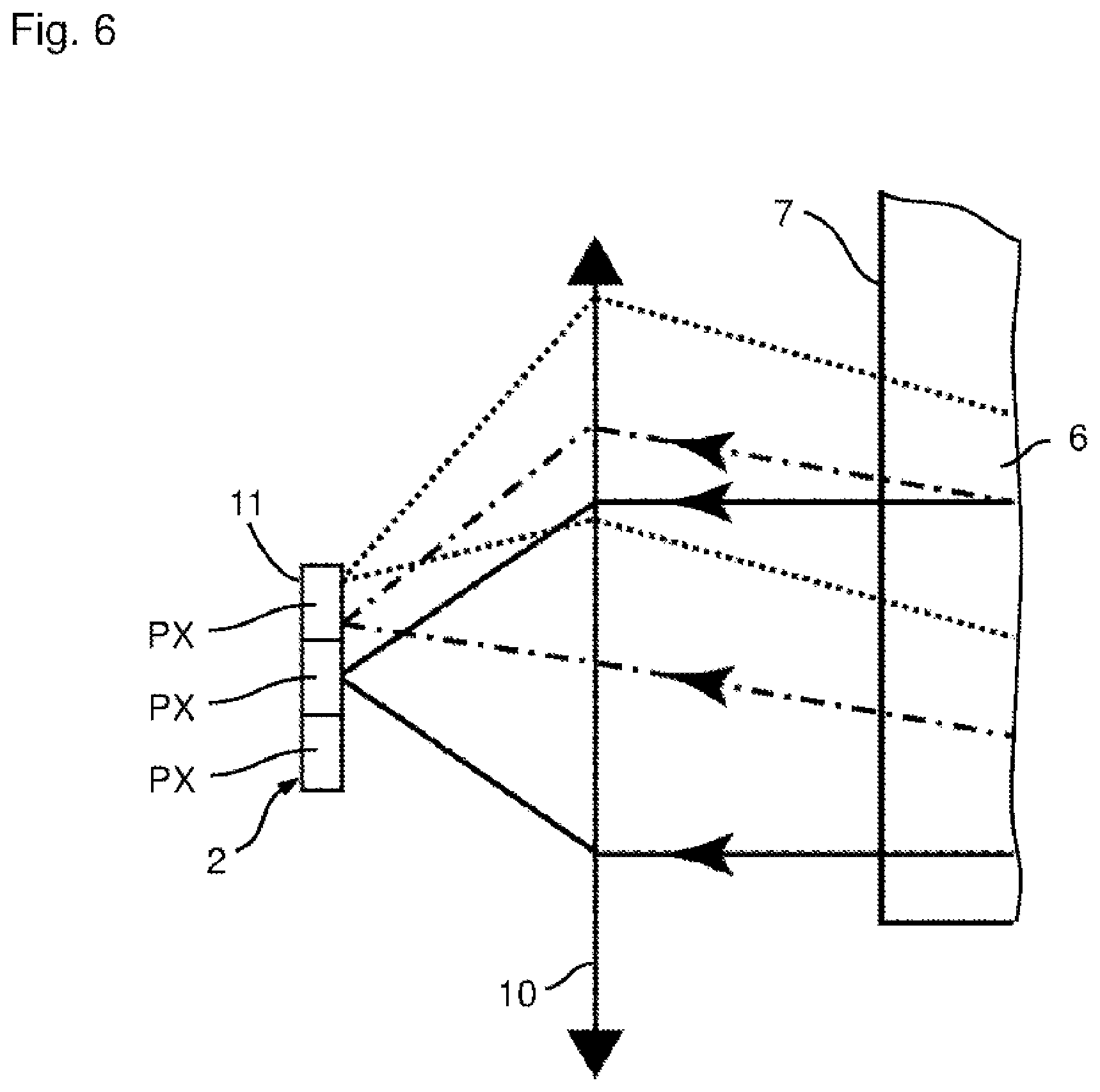 Patent US12613428 Figure 4 – Functionalized waveguide for a detector system and a lighting and/or projection system