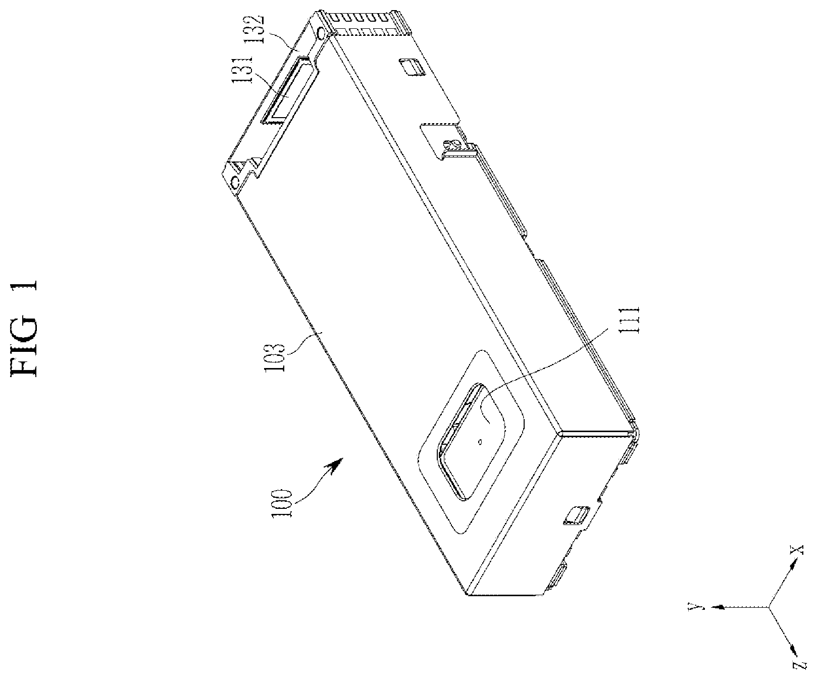 Patent US12613429 Figure 1 – Camera module