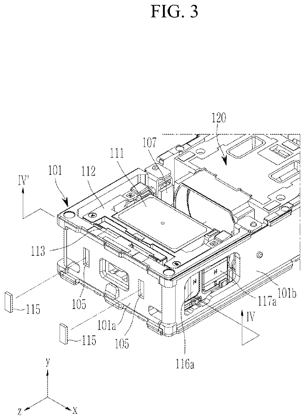 Patent US12613429 Figure 3 – Camera module