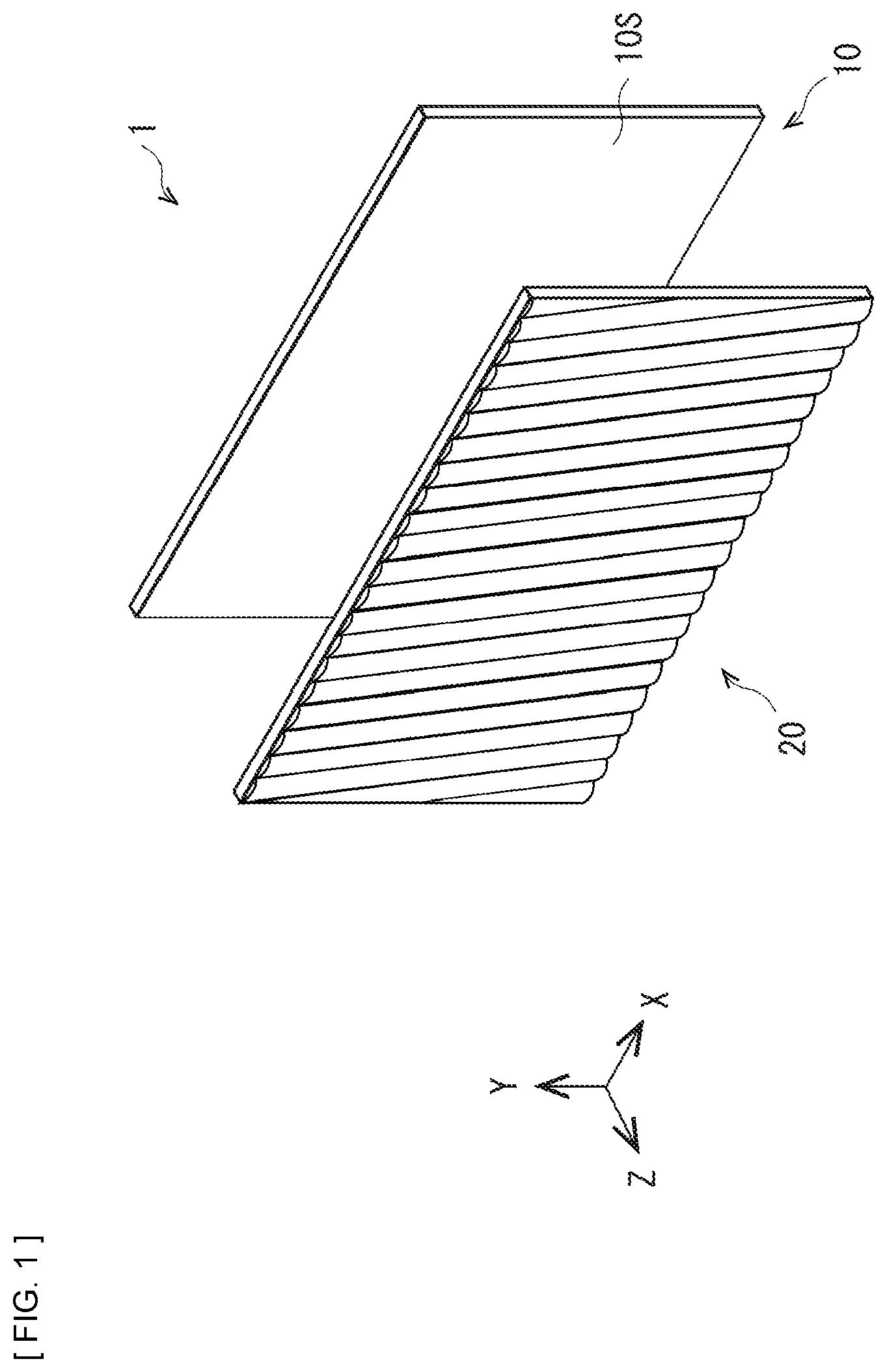 Patent US12613430 — Lens array and stereoscopic display apparatus — Figure 1