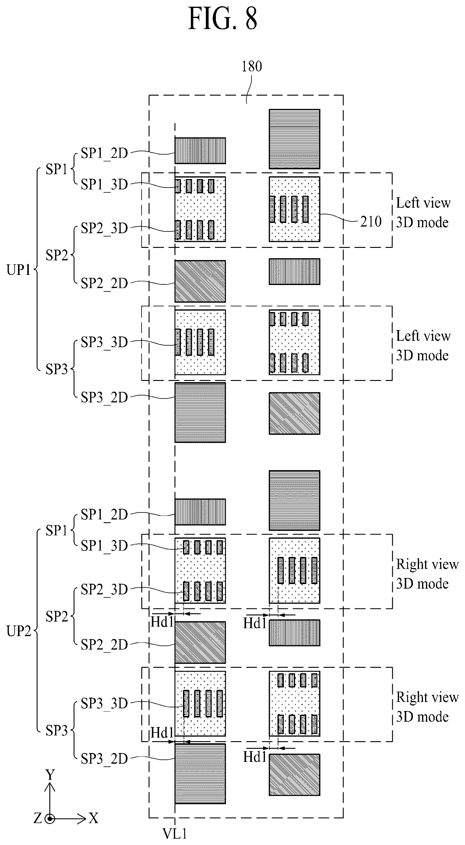 Patent US12613431 Figure 8 – Stereopsis image display apparatus