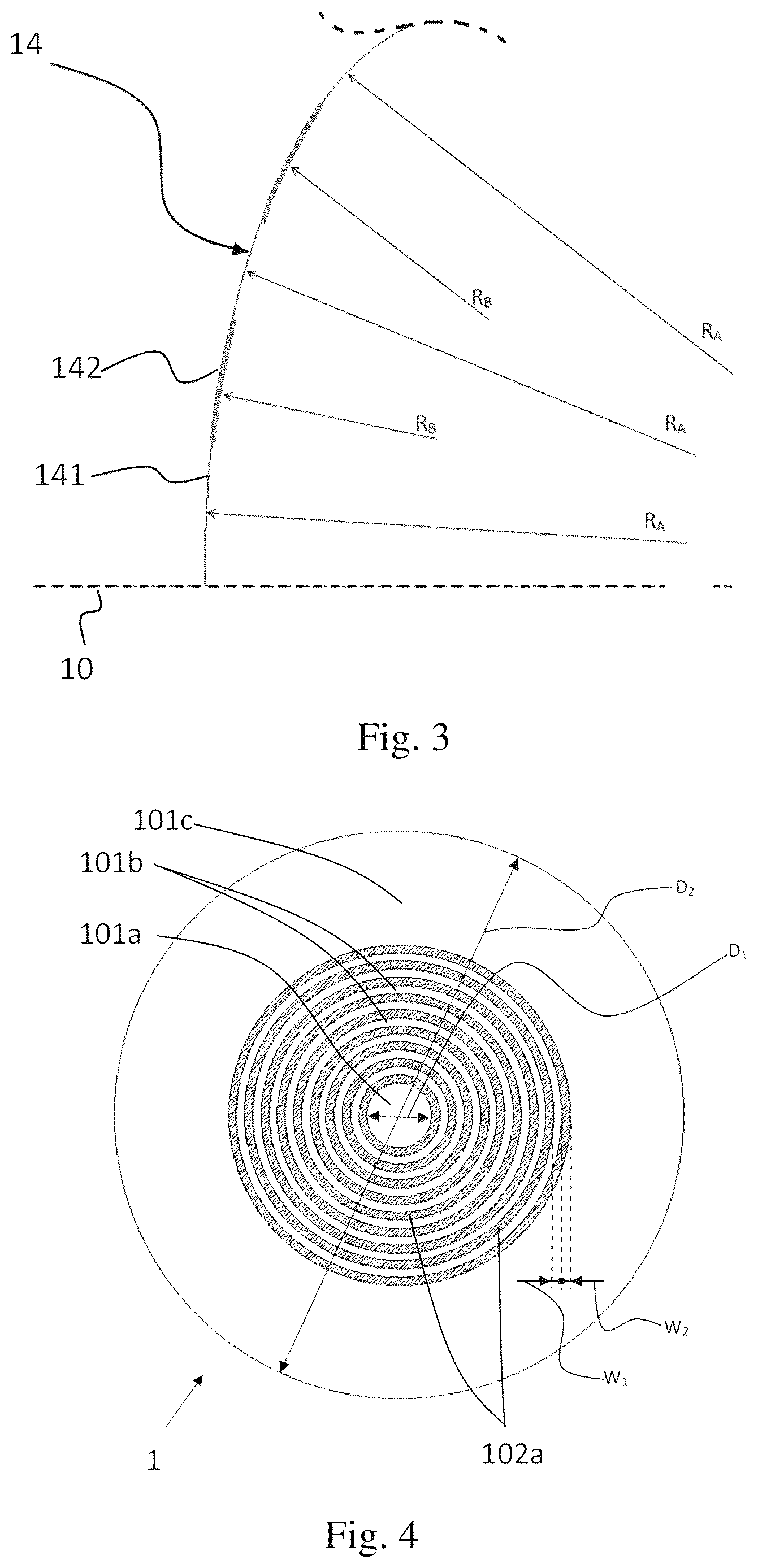 Patent US12613432 Figure 2 – Ring focus spectacle lens for controlling myopia progression, and manufacturing method therefor