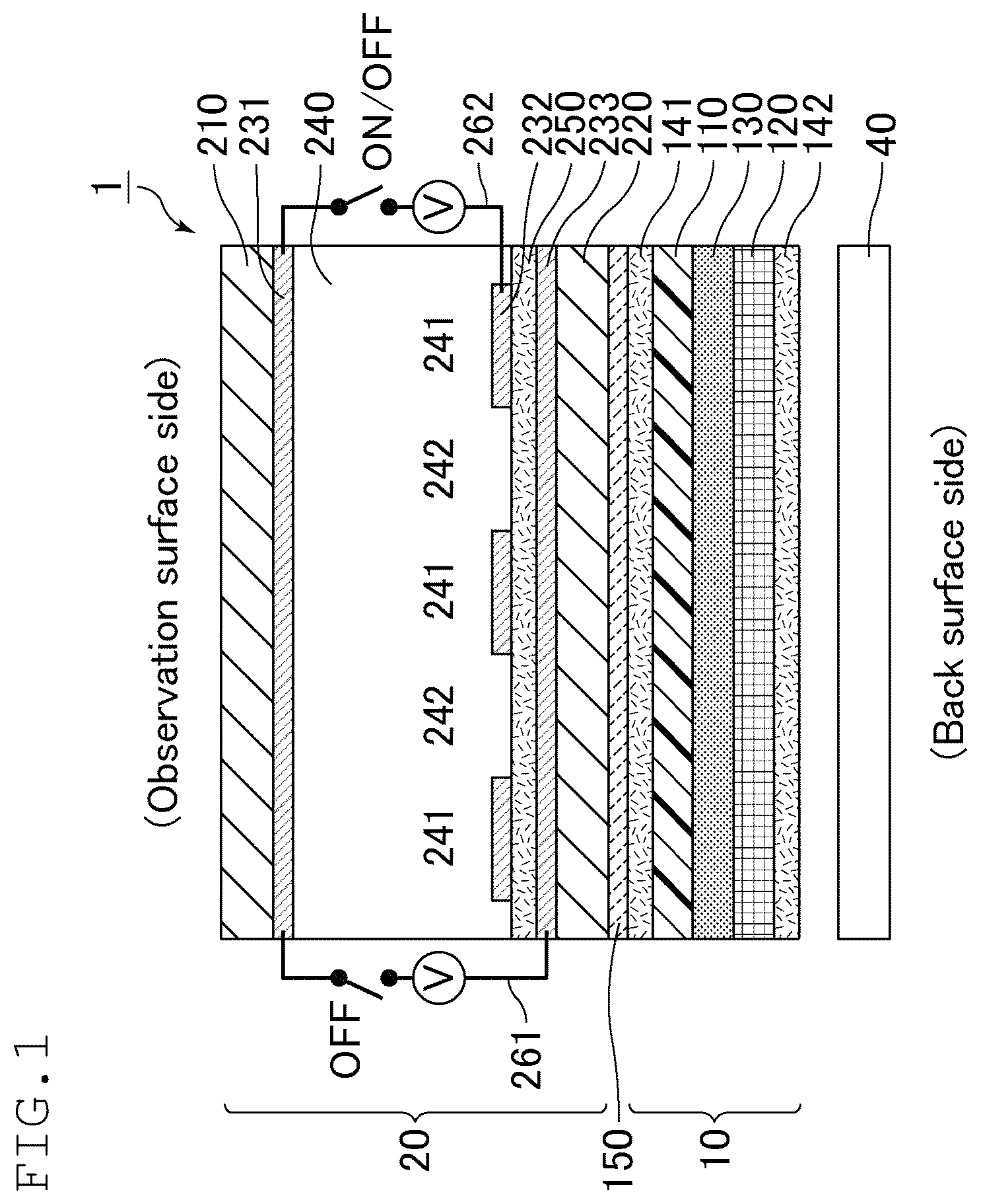 Patent US12613438 Figure 1 – Video display device