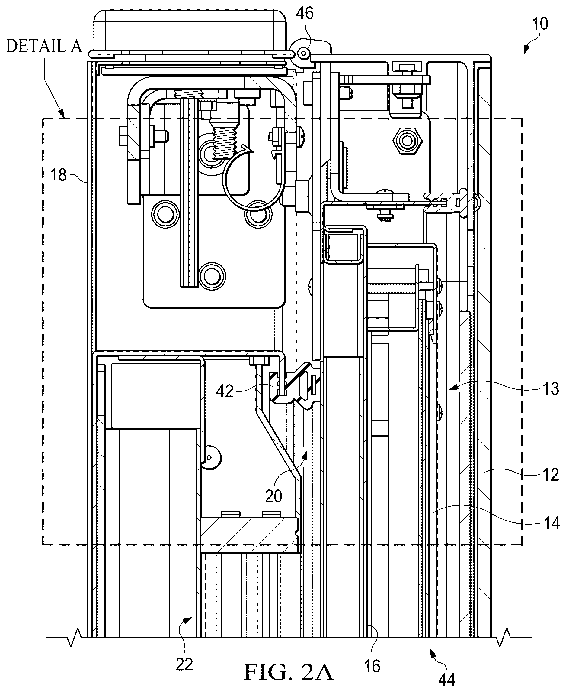 Patent US12613440 Figure 2 – Display assembly using structural adhesive