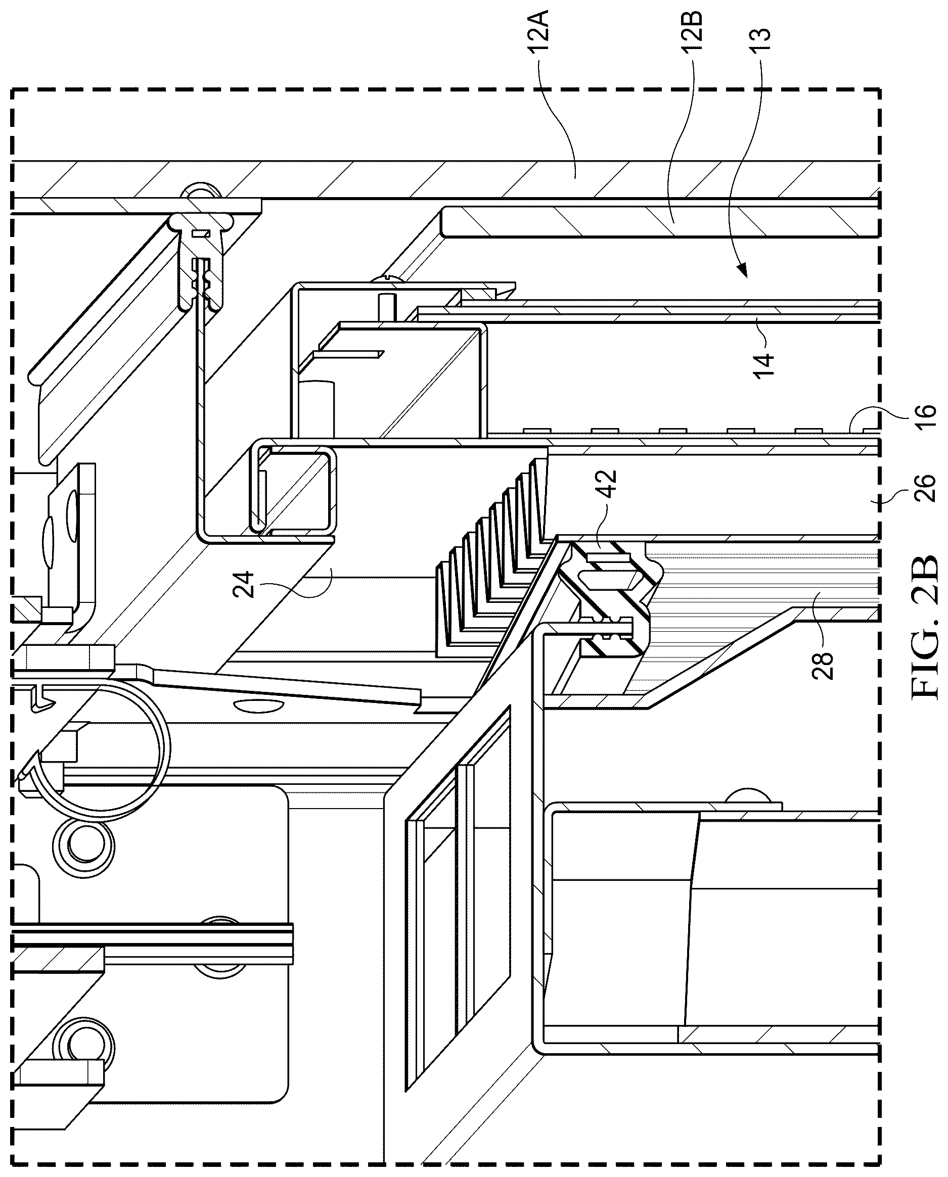 Patent US12613440 Figure 3 – Display assembly using structural adhesive
