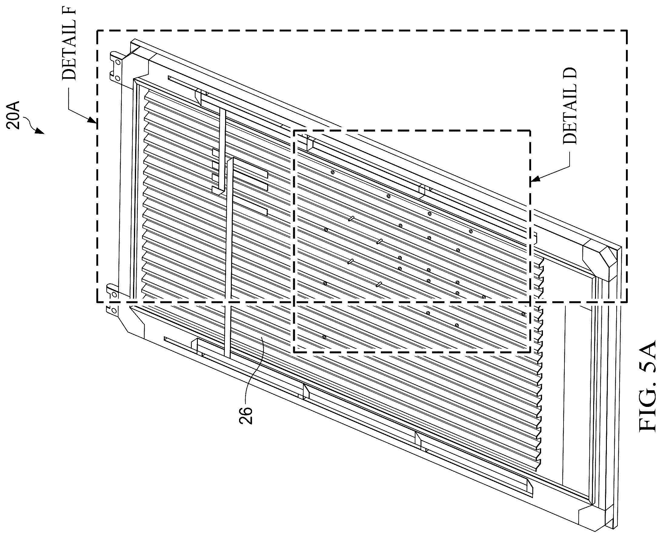 Patent US12613440 Figure 8 – Display assembly using structural adhesive