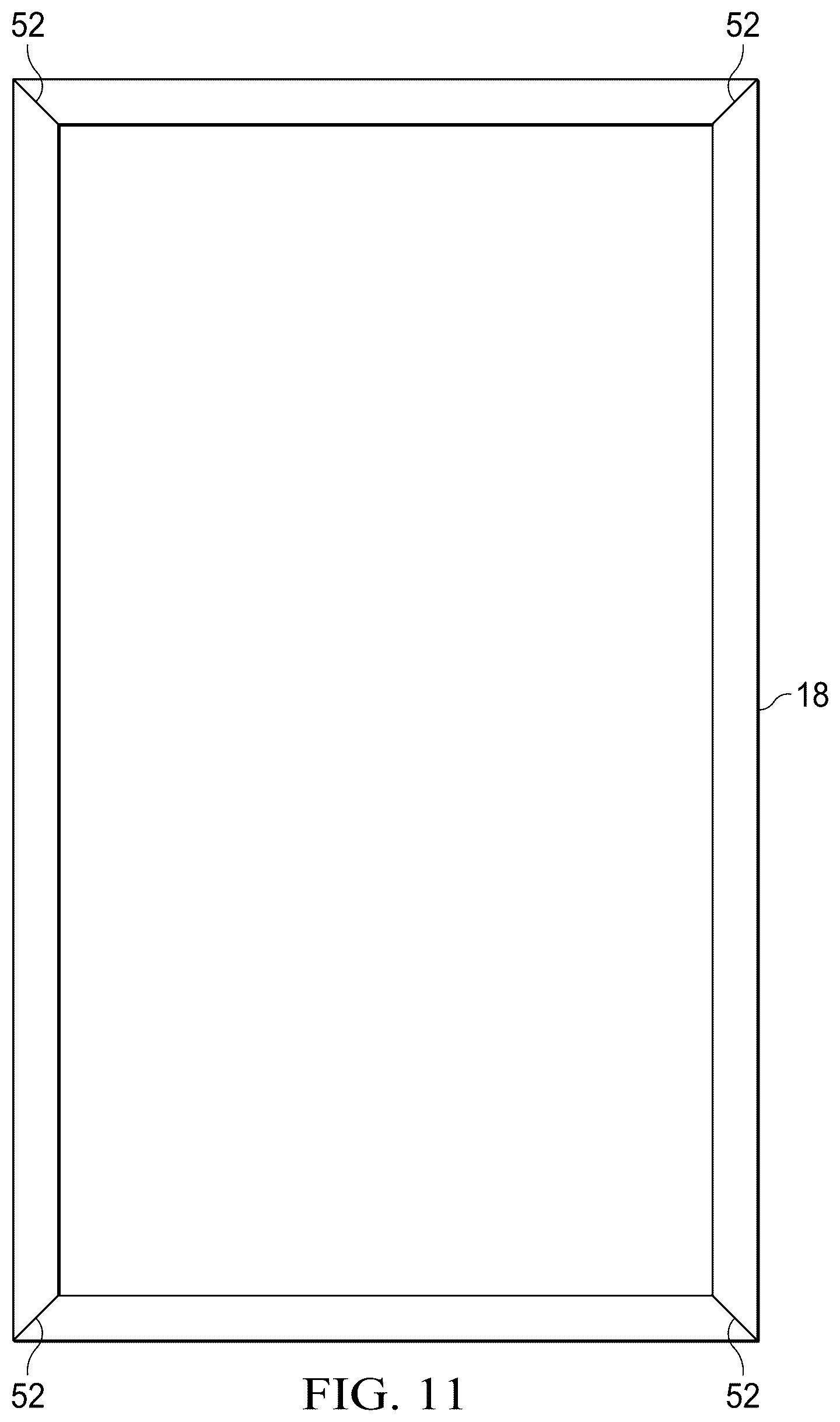 Patent US12613440 Figure 18 – Display assembly using structural adhesive