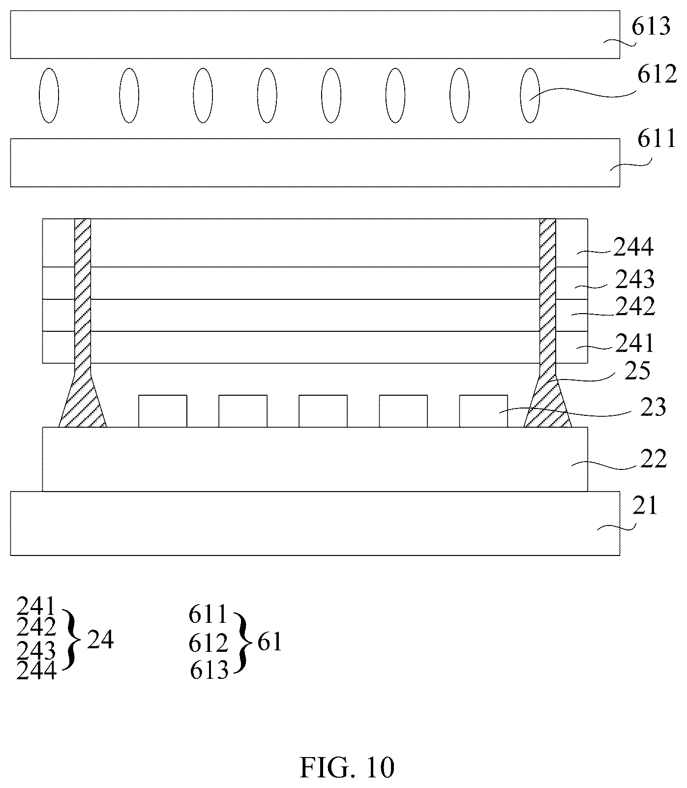 Patent US12613441 Figure 7 – Backlight module and liquid crystal display device