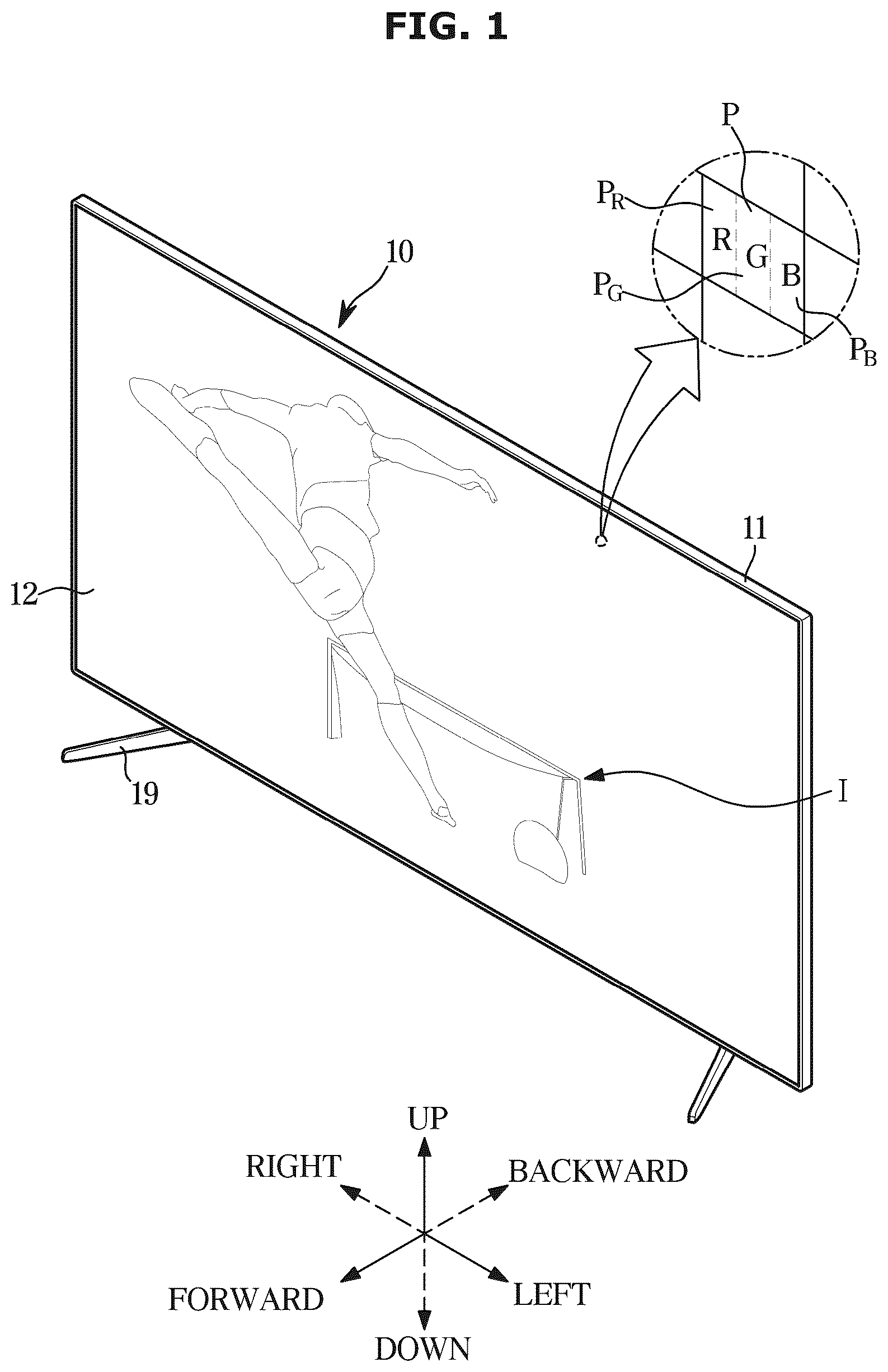 Patent US12613442 Figure 1 – Connector, printed circuit board mounting the connector, and display apparatus including the same