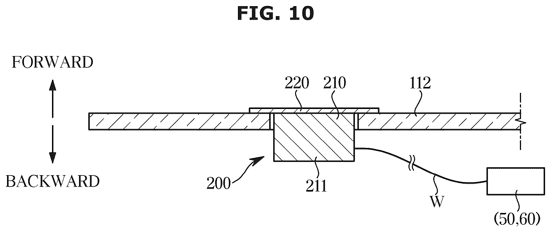 Patent US12613442 Figure 10 – Connector, printed circuit board mounting the connector, and display apparatus including the same