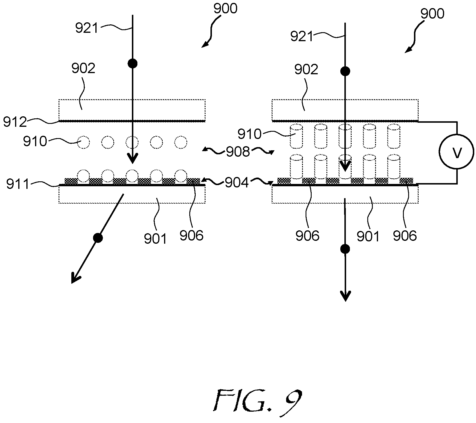 Patent US12613446 Figure 9 – Optical modulator and image projector based on leaky-mode waveguide with spatial multiplexing