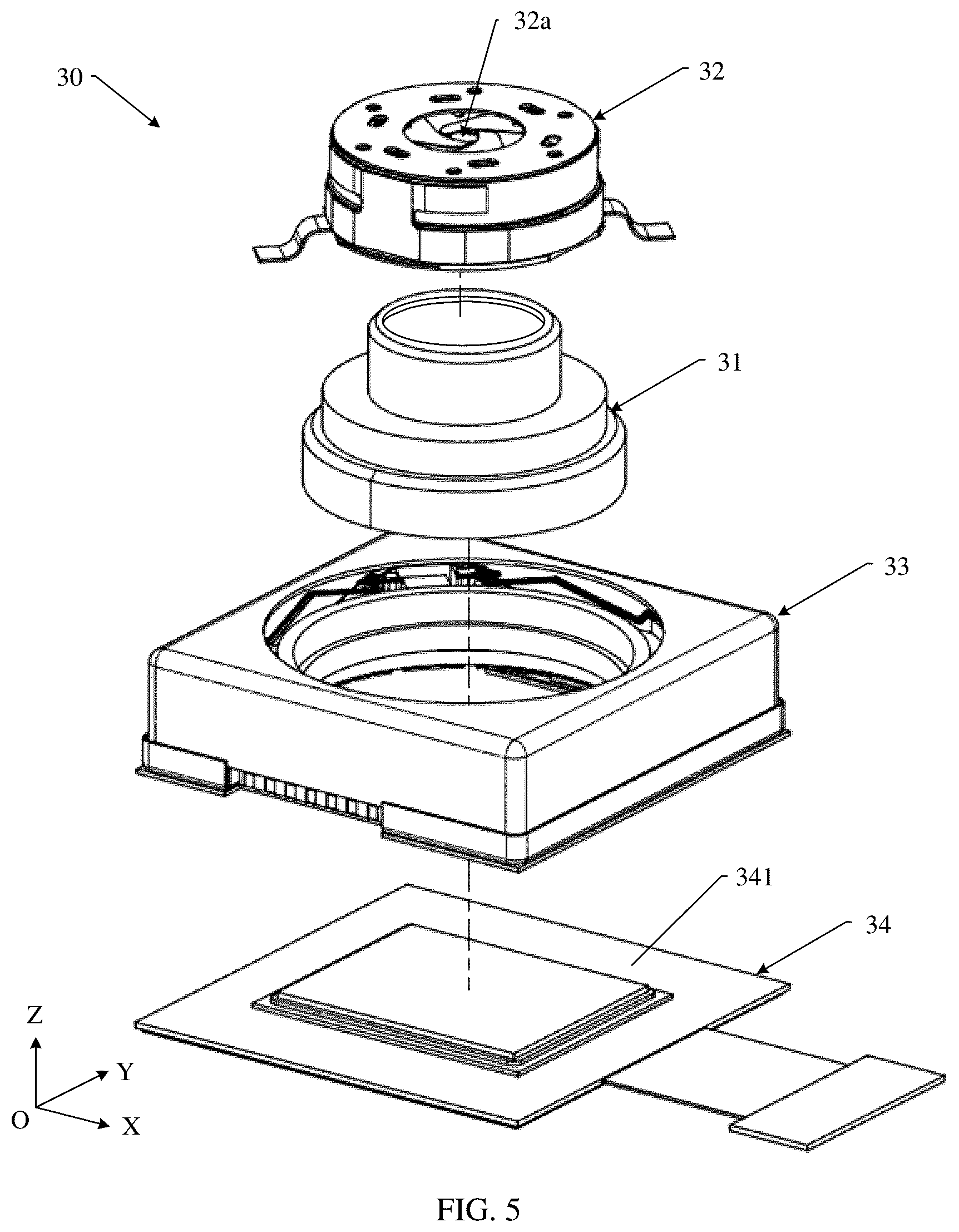 Patent US12613451 Figure 4 – Camera module and electronic device