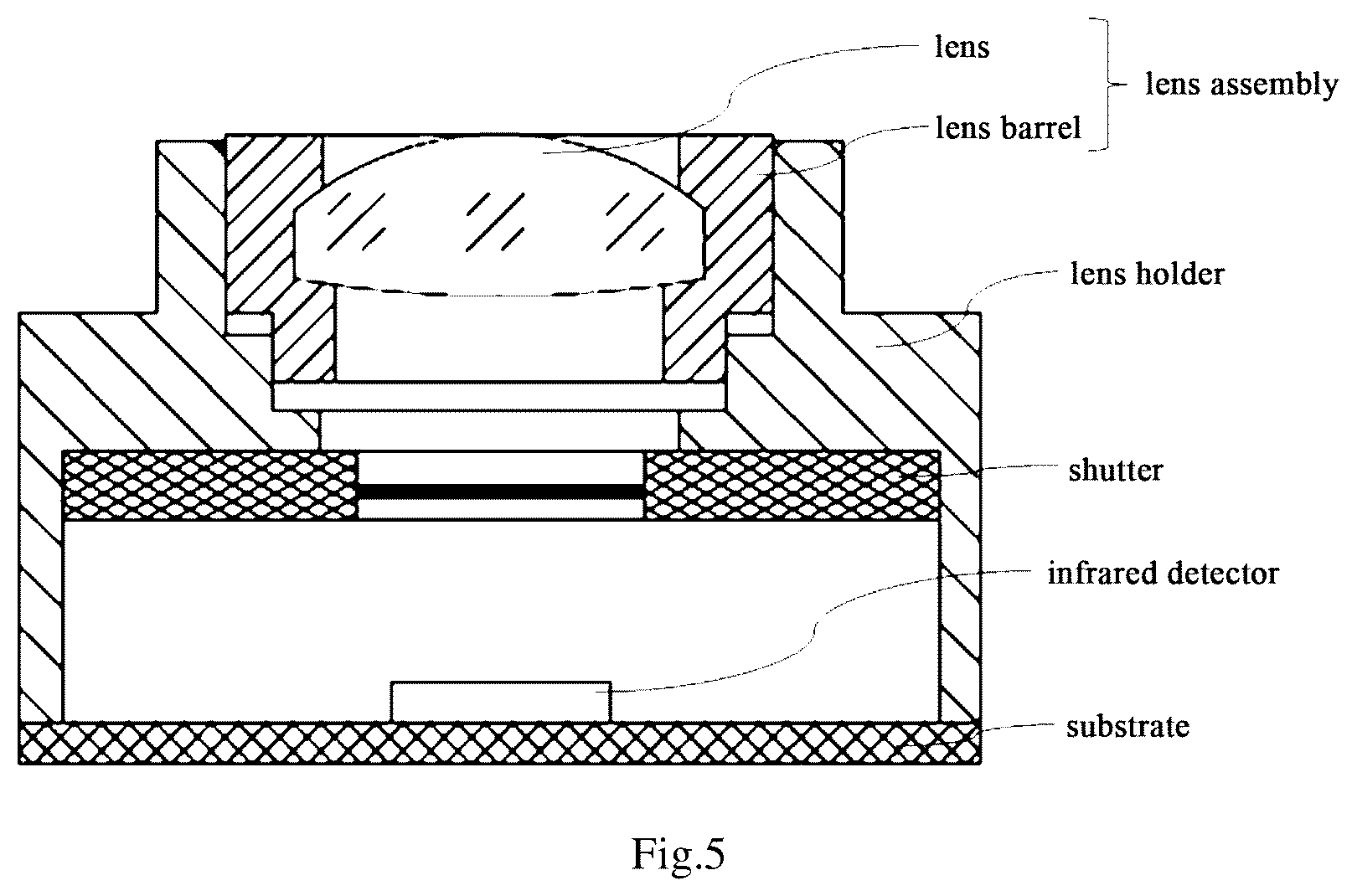 Patent US12613452 Figure 3 – Thermal imaging module and electronic device