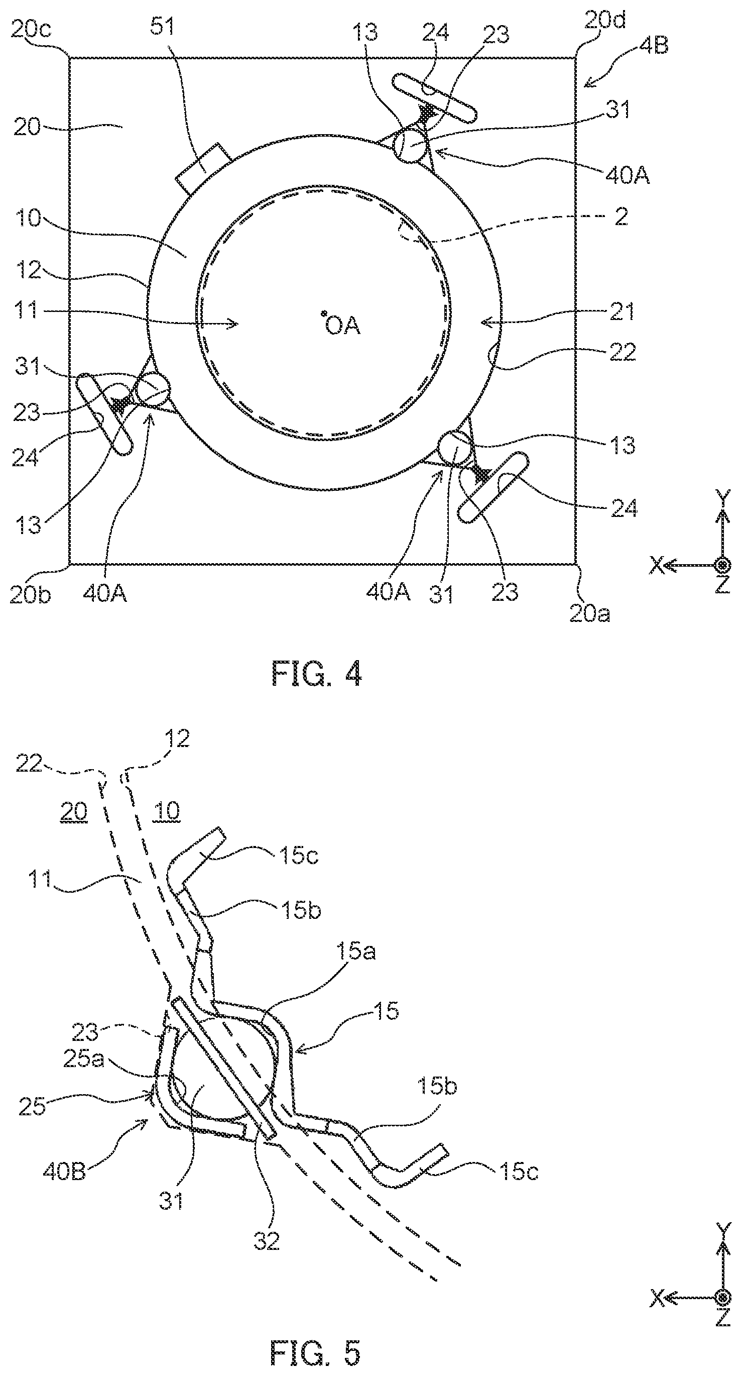 Patent US12613454 Figure 3 – Optical element driving device, camera module, and camera-mounted device