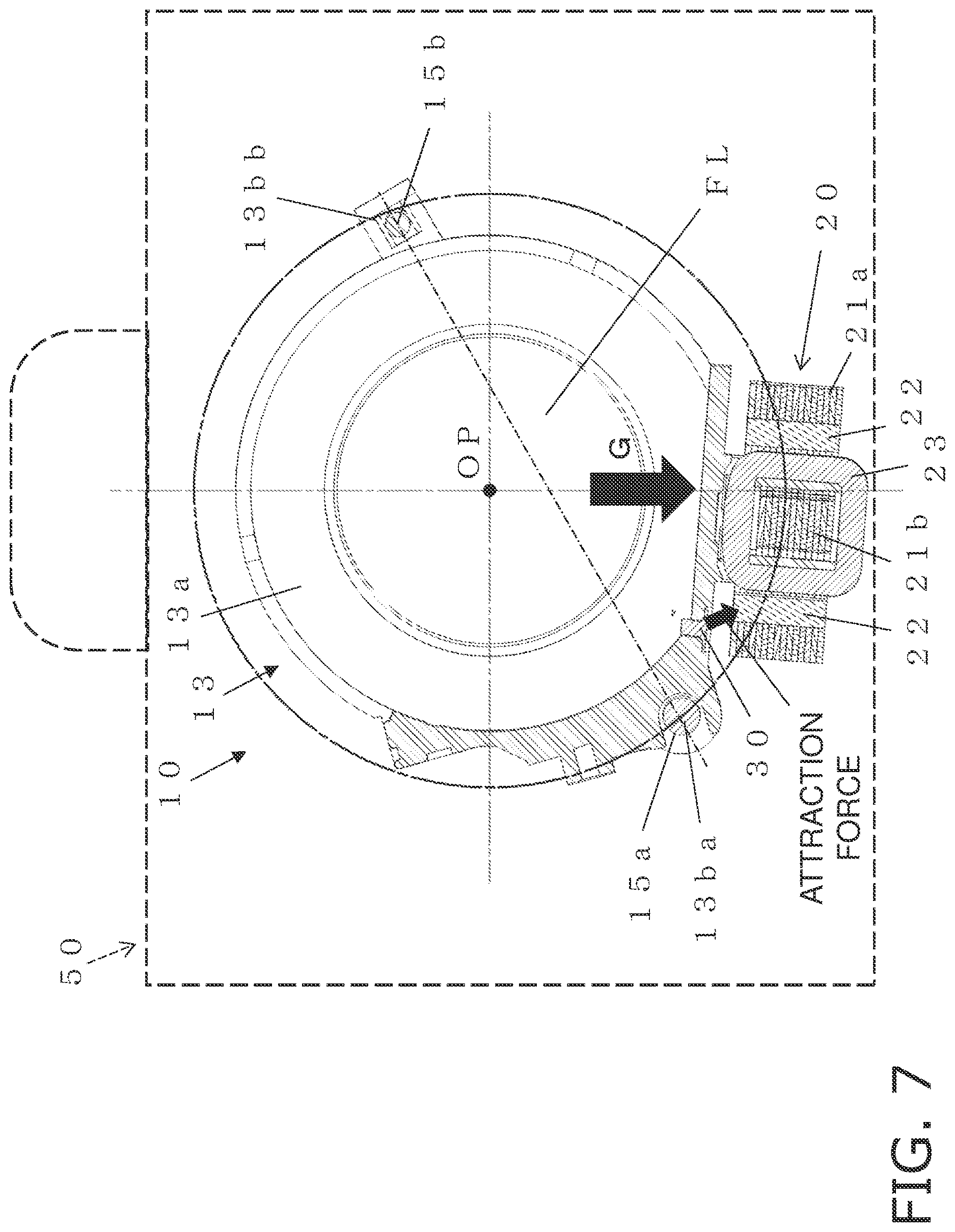 Patent US12613455 Figure 7 – Lens drive device, and lens barrel and camera equipped with same
