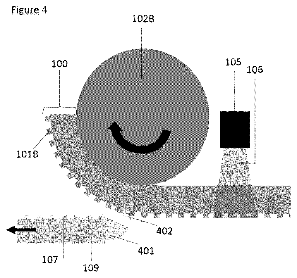 Patent US12613464 Figure 3 – Method for texturing discrete substrates