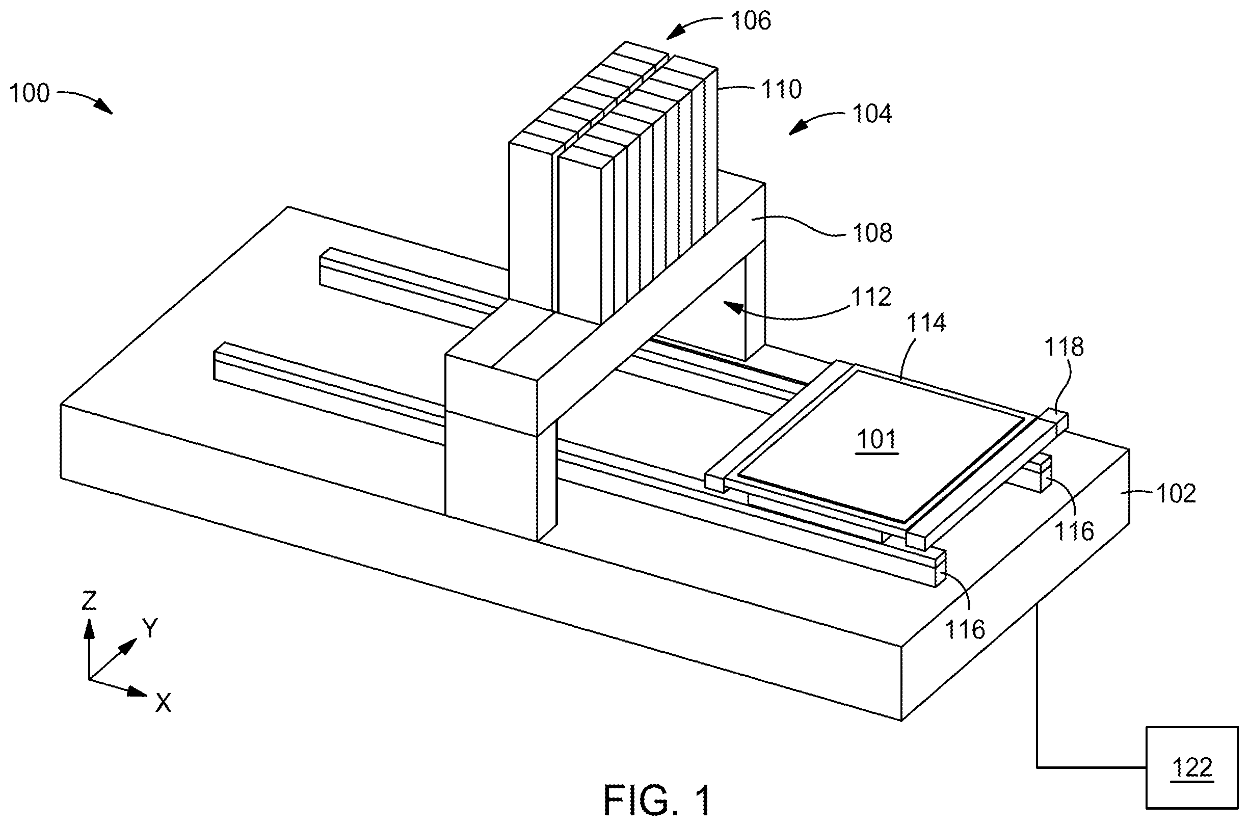 Patent US12613469 Figure 1 – Method and apparatus for greyscale lithography