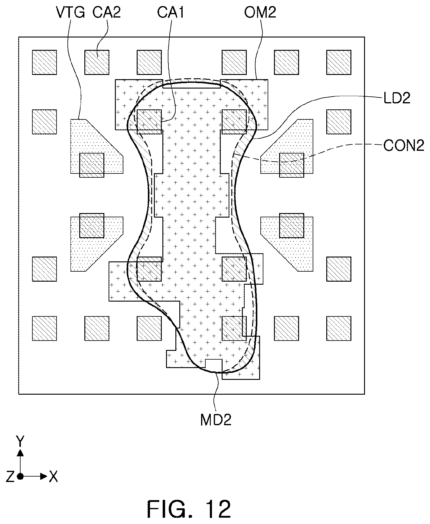 Patent US12613470 Figure 12 – Methods for optical proximity correction and methods of manufacturing semiconductor devices having the same