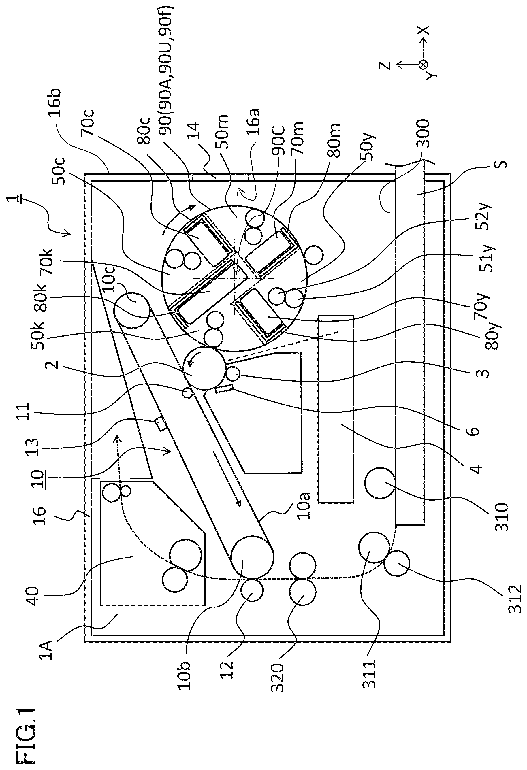 Patent US12613479 Figure 1 – Image forming apparatus