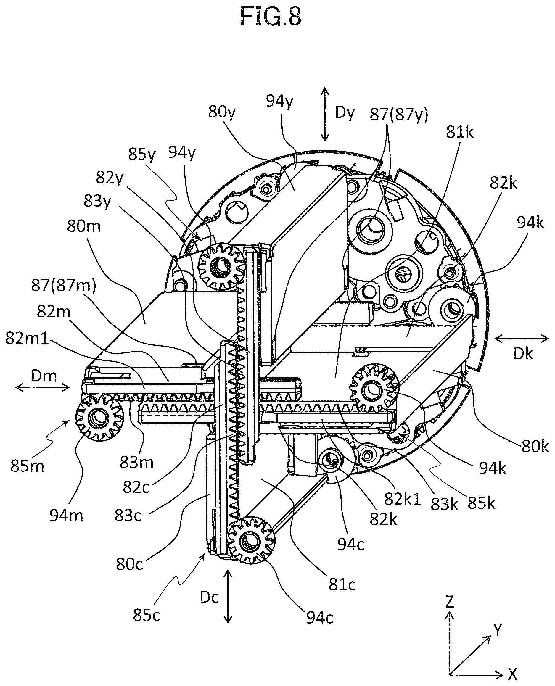 Patent US12613479 Figure 8 – Image forming apparatus