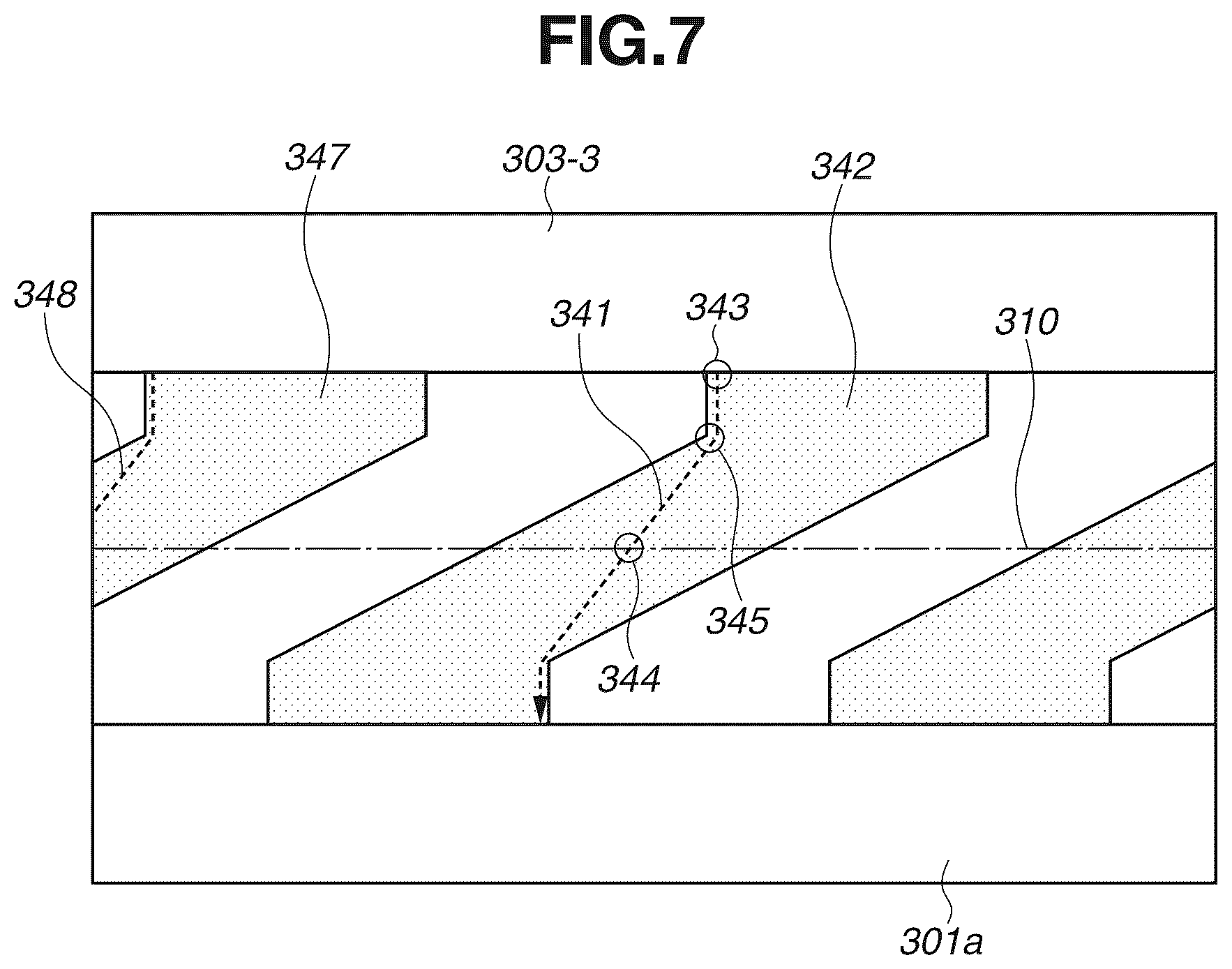 Patent US12613483 Figure 7 – Heater with plural conductors with curved current path therebetween