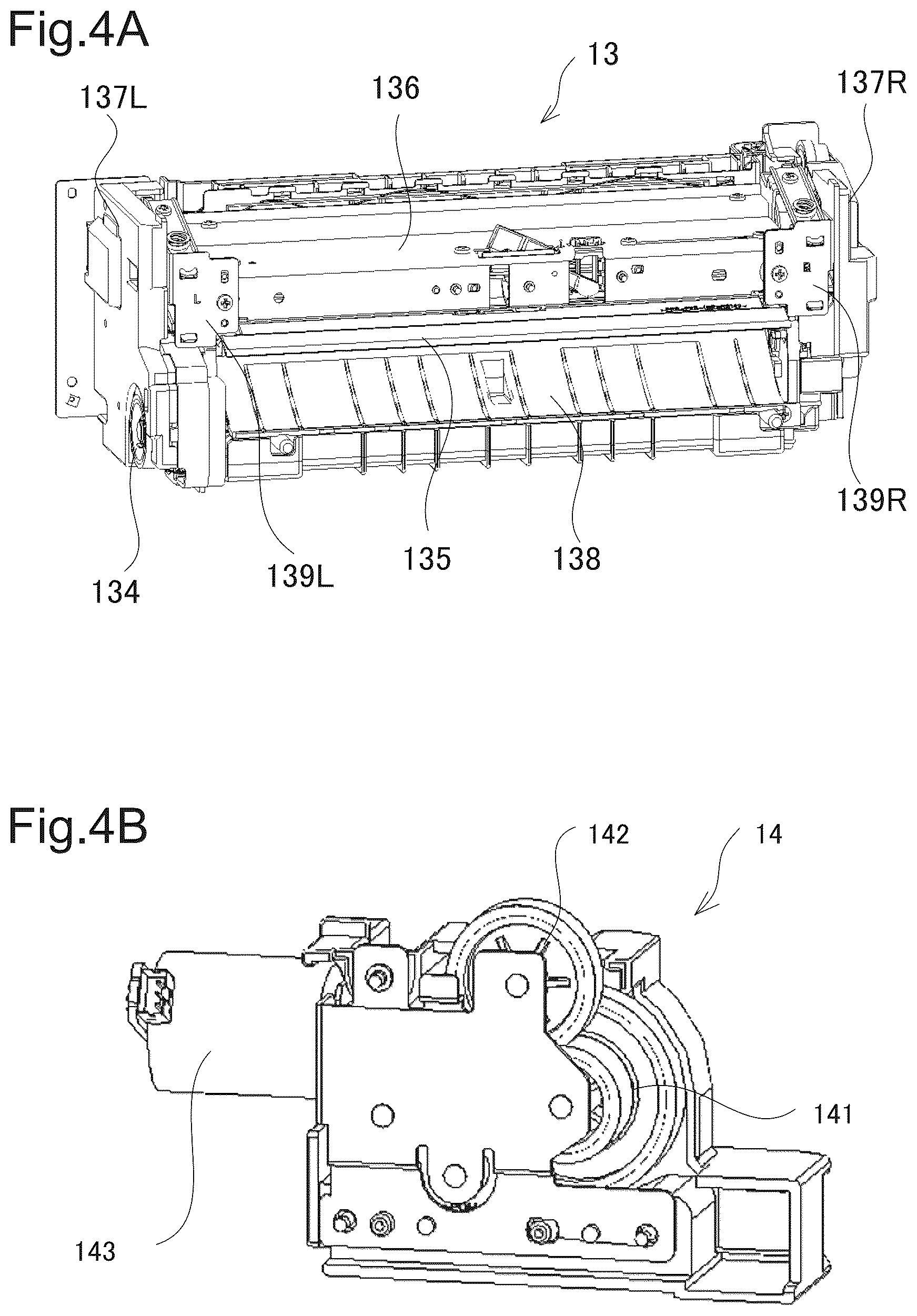 Patent US12613485 Figure 4 – Image forming apparatus capable of shifting fixing unit vertically upward in conjunction with behavior of switching state of fixing member and pressing member